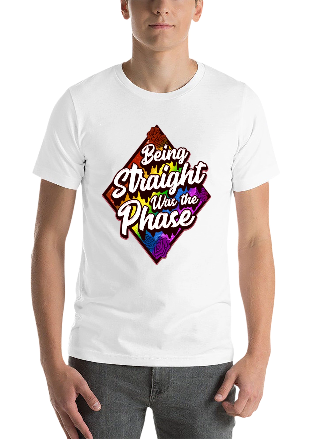 Black Being Straight Was the Phase Graphic Tee view 14