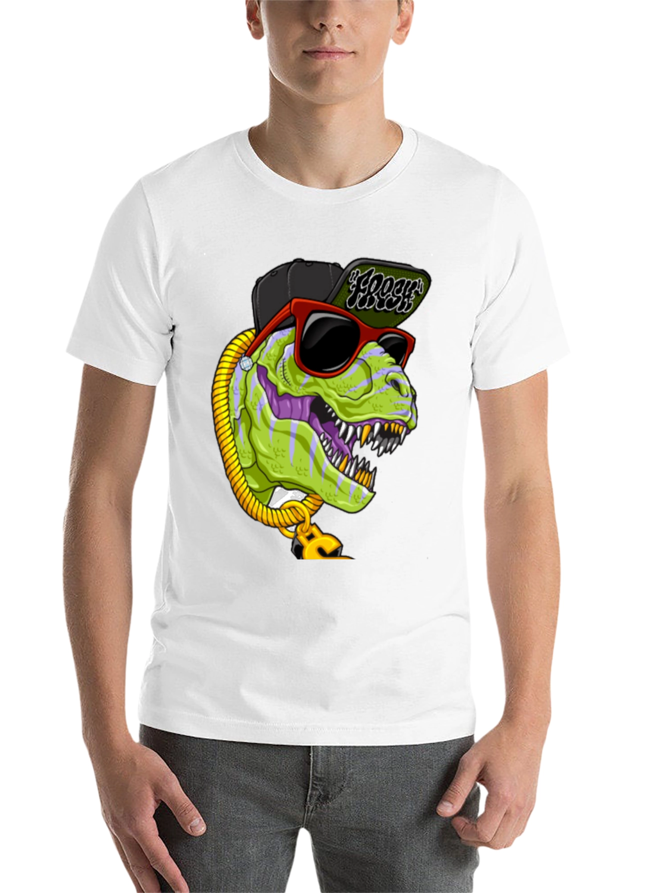 Black Dino Hiphop T-Shirt view 14