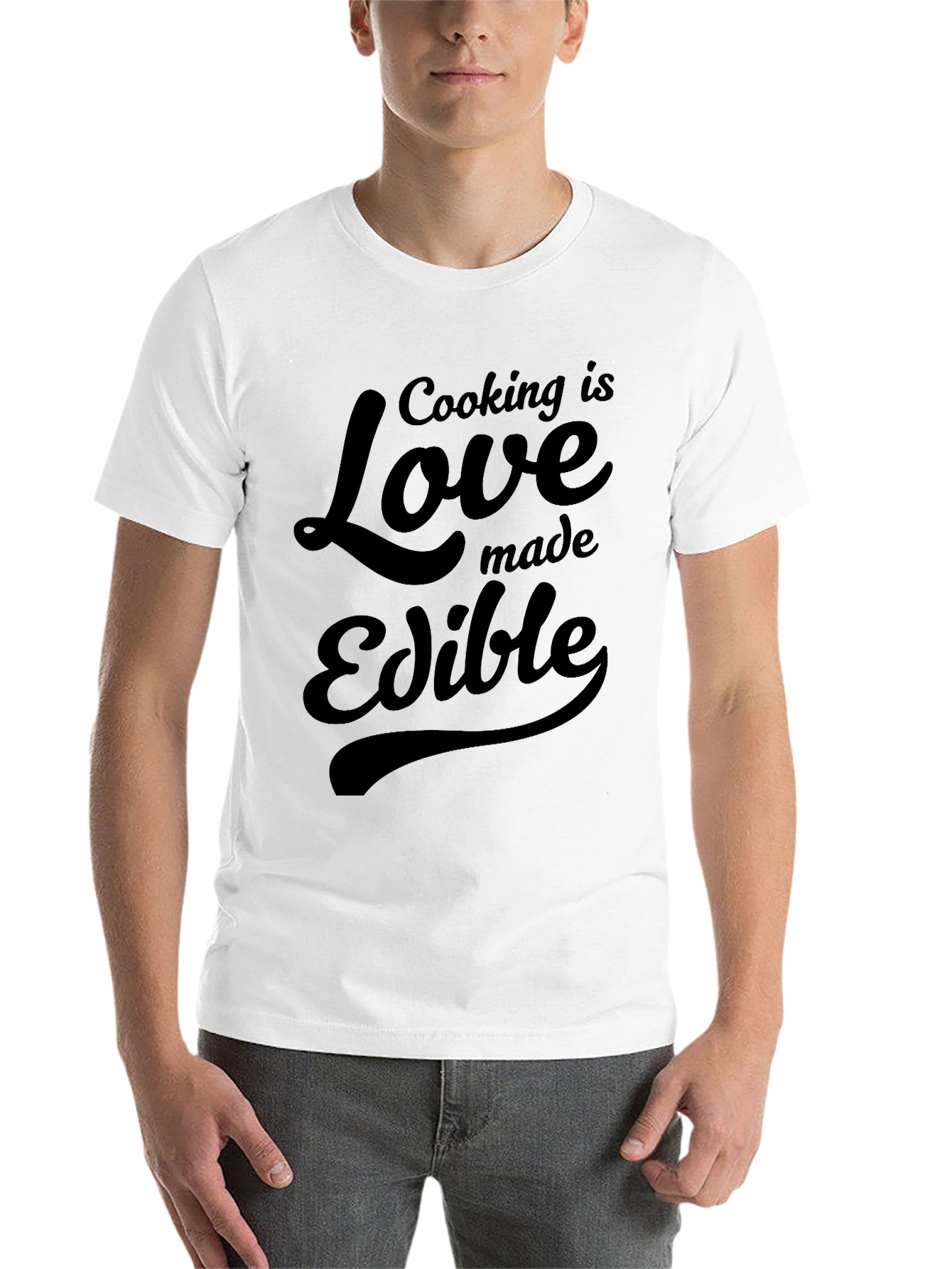 Black Cooking is Love Edible Graphic Tee view 14