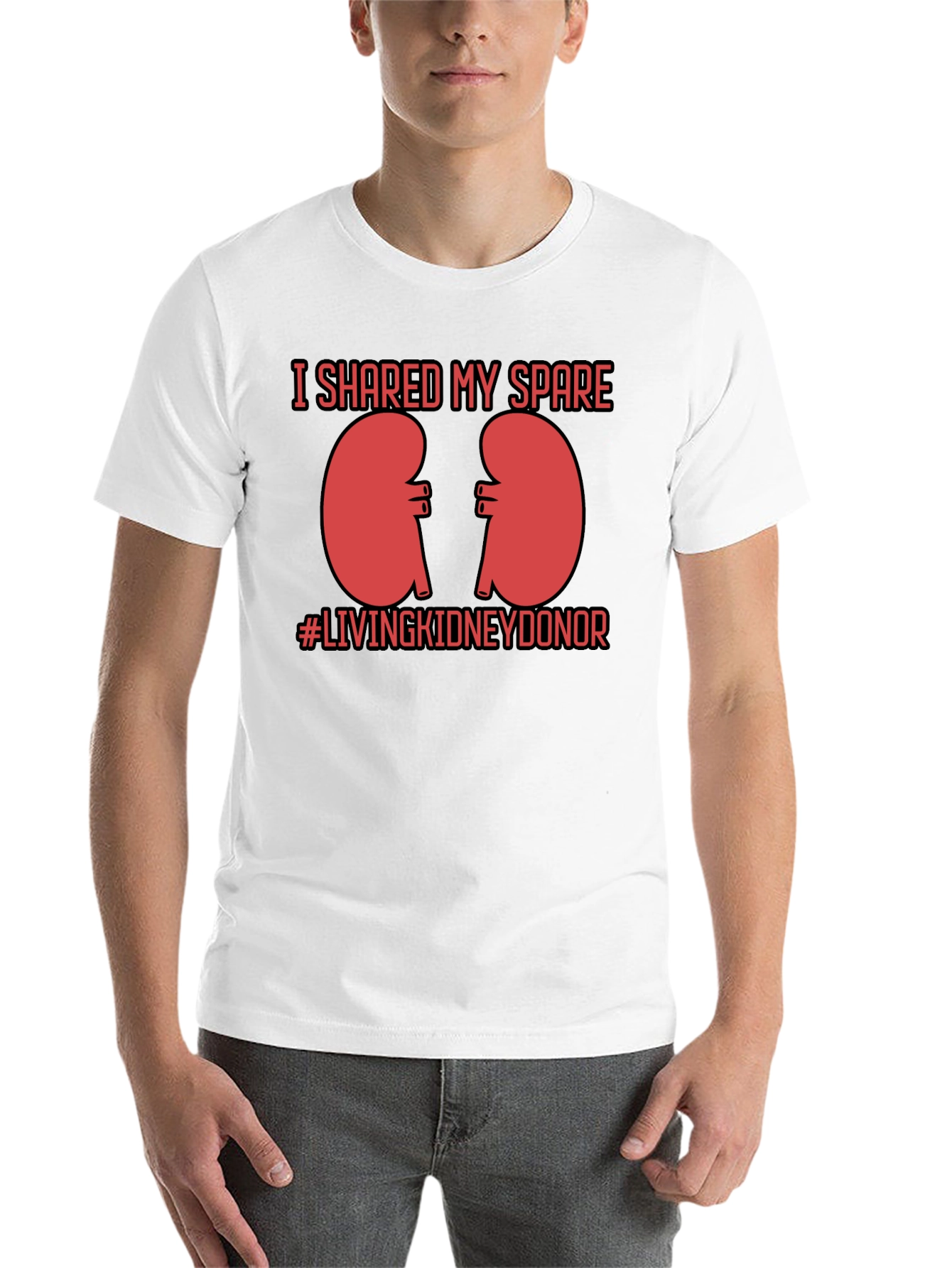 Black Kidney Donor Awareness T-Shirt view 14