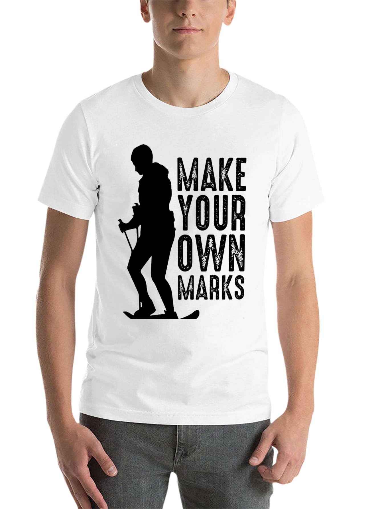 Make Your Own Marks Skier Graphic Tee - 14