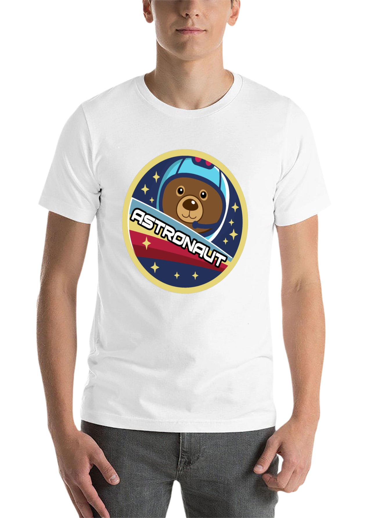 Black Astronaut Bear T-Shirt - Space Adventure view 14