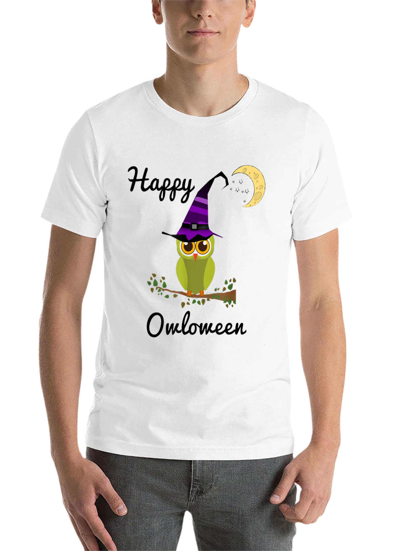 Black Happy Owloween T-Shirt view 14