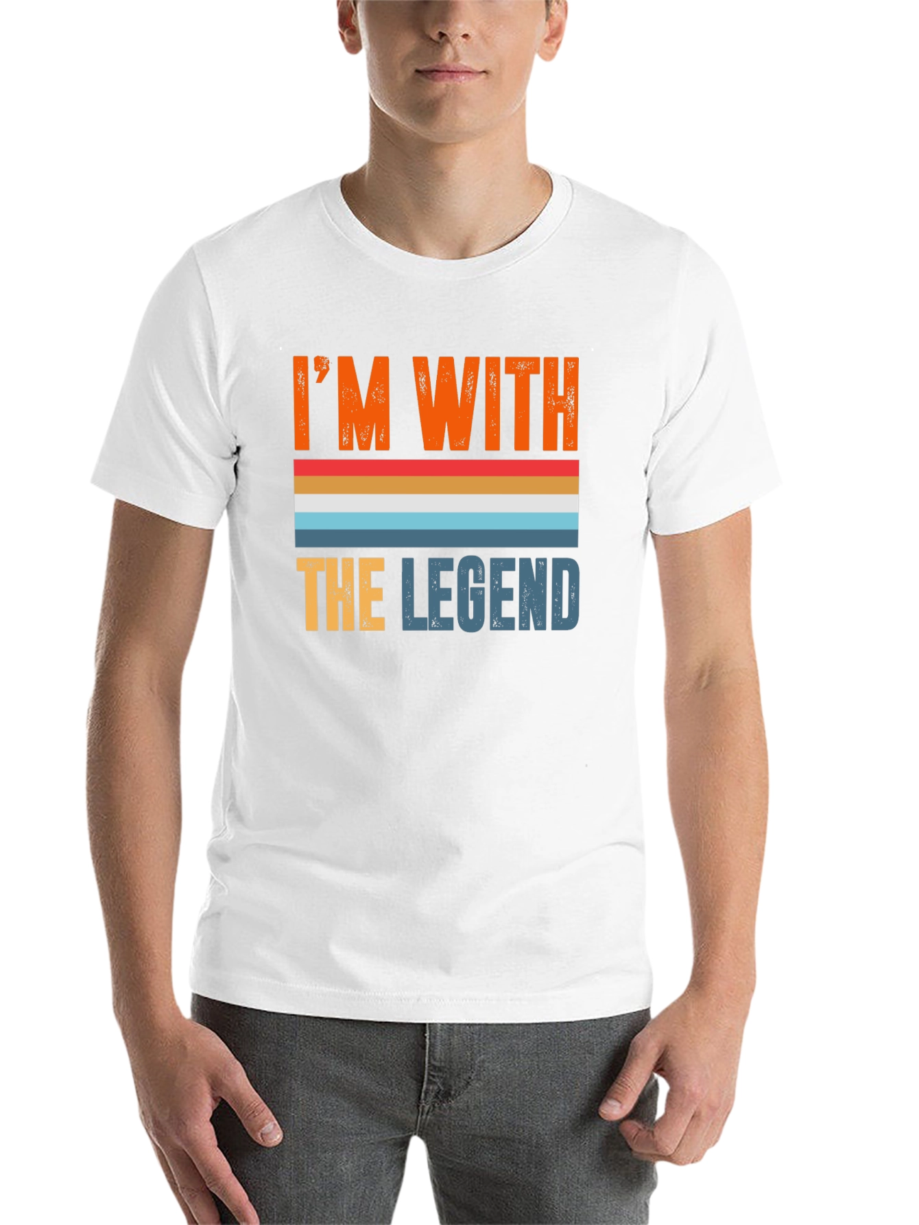 Black I'm with The Legend Graphic Tee view 14