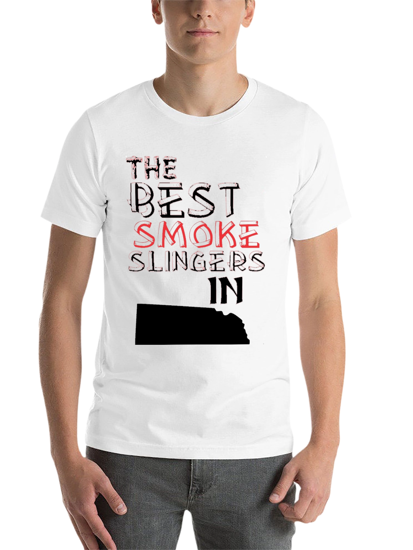 Black Best Smoke Slingers T-Shirt Novelty Graphic Tee view 14