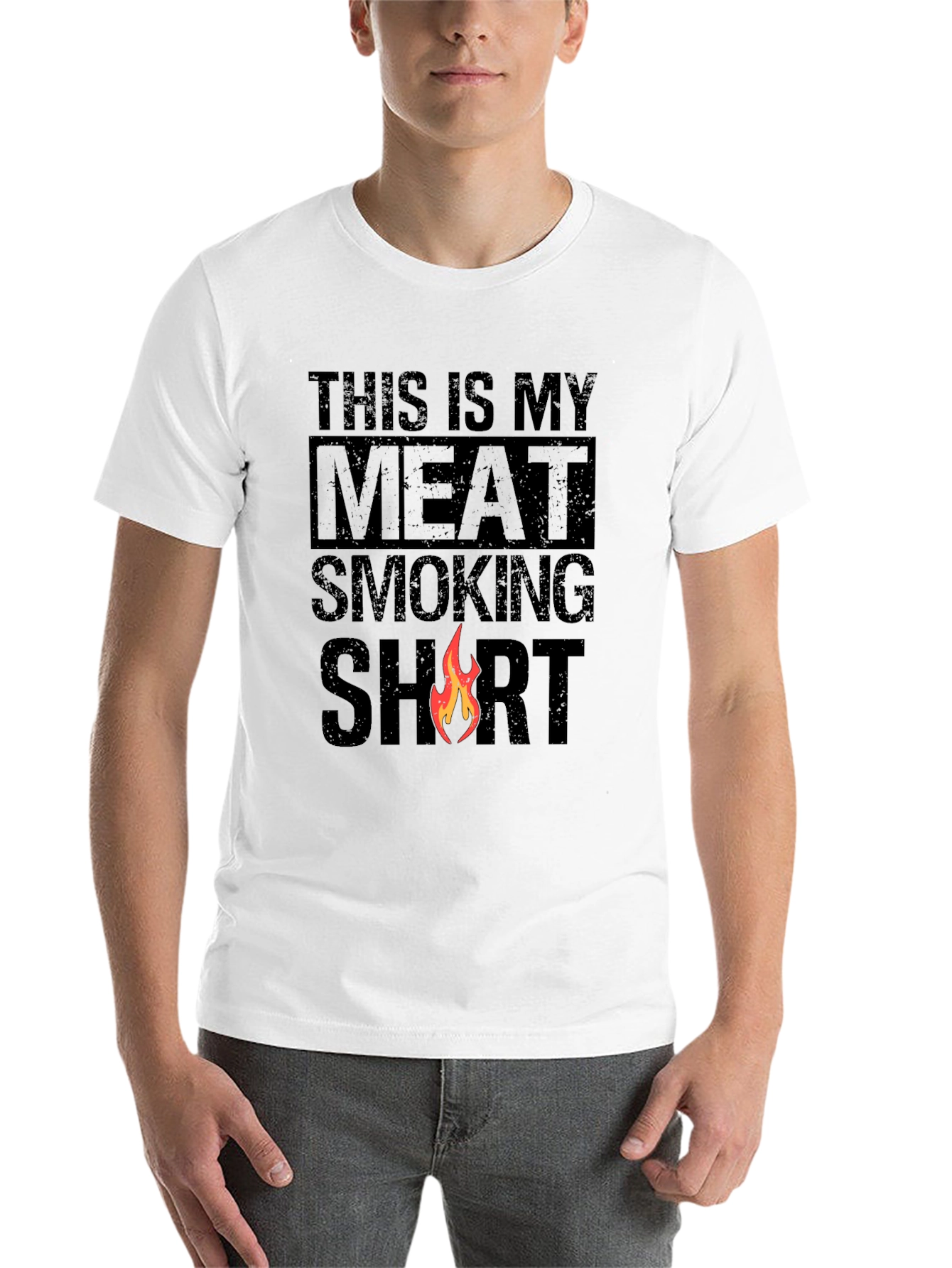 Black Meat Smoking Shirt - Funny BBQ T-Shirt view 14