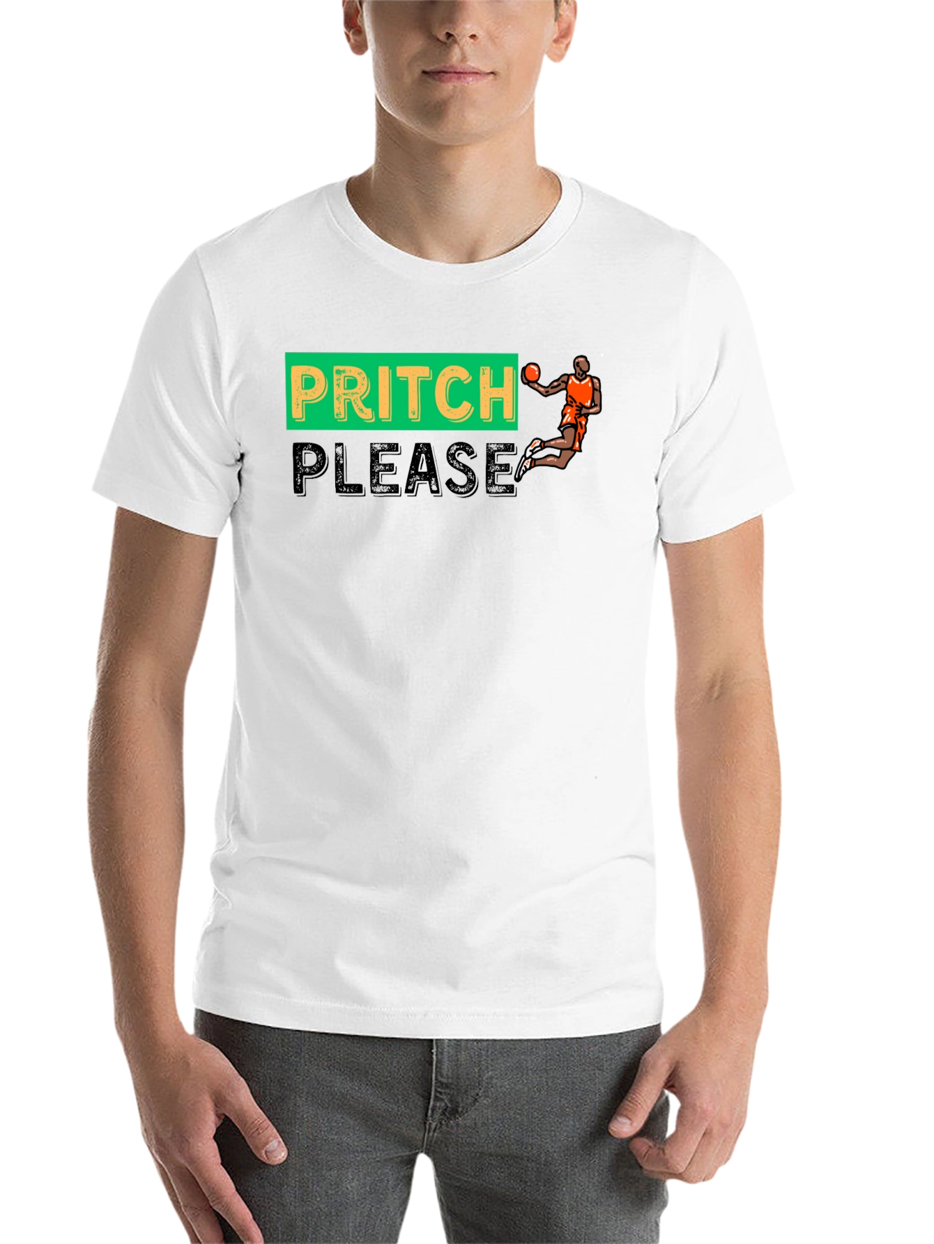 Black Pritch Please Graphic T-Shirt view 14