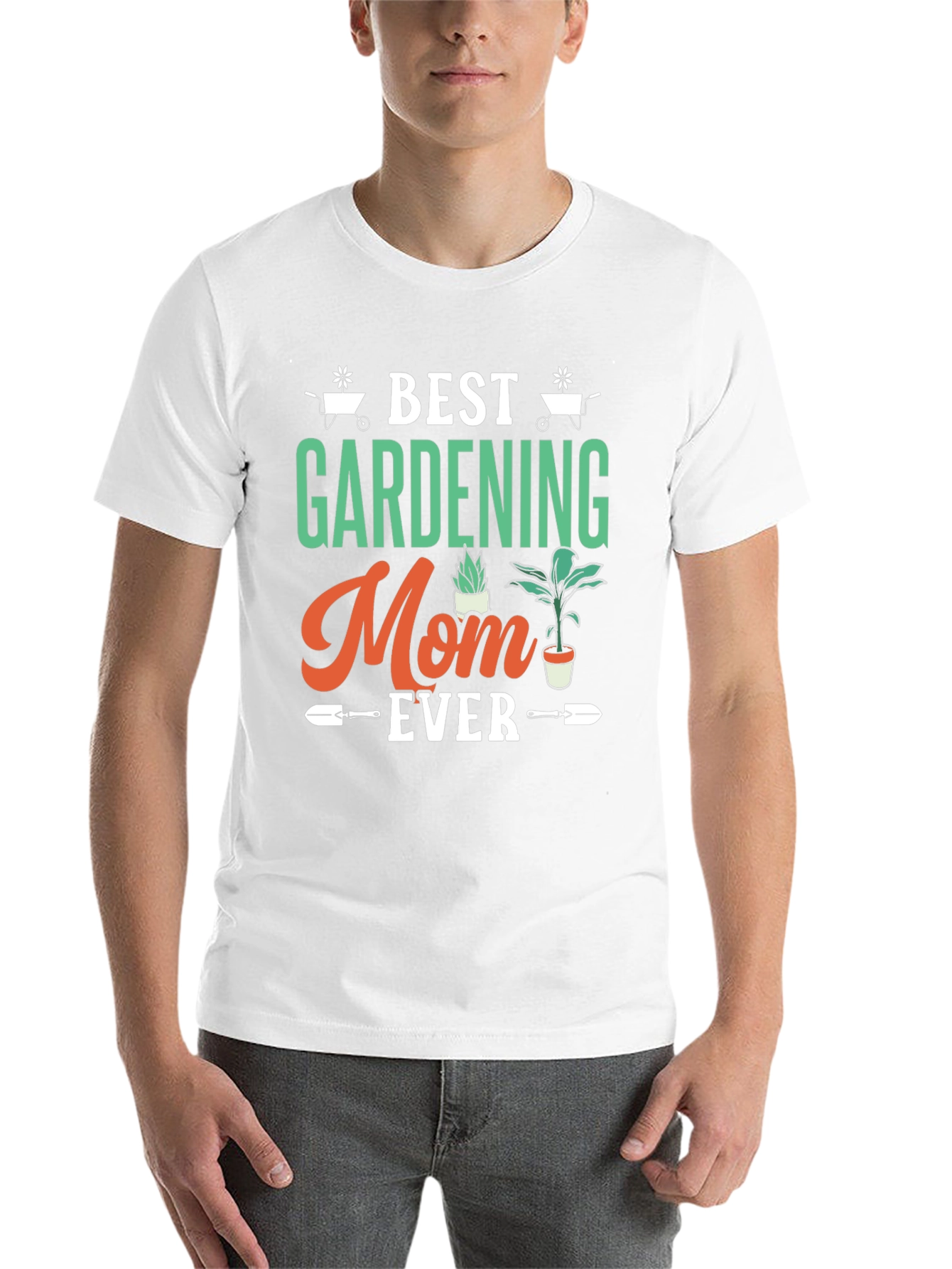 Black Best Gardening Mom Ever T-Shirt view 14