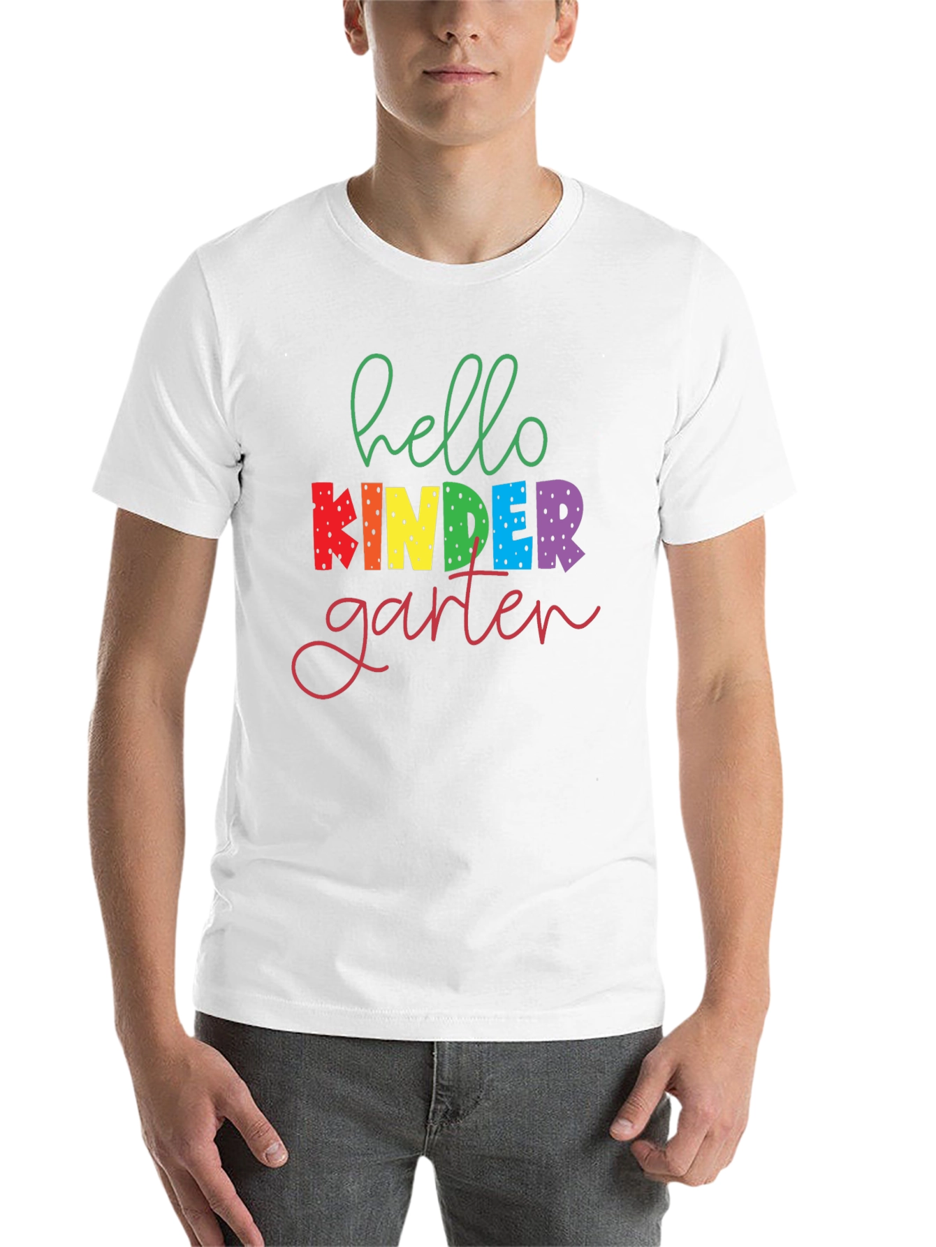Hello Kindergarten Teacher T-Shirt - 14