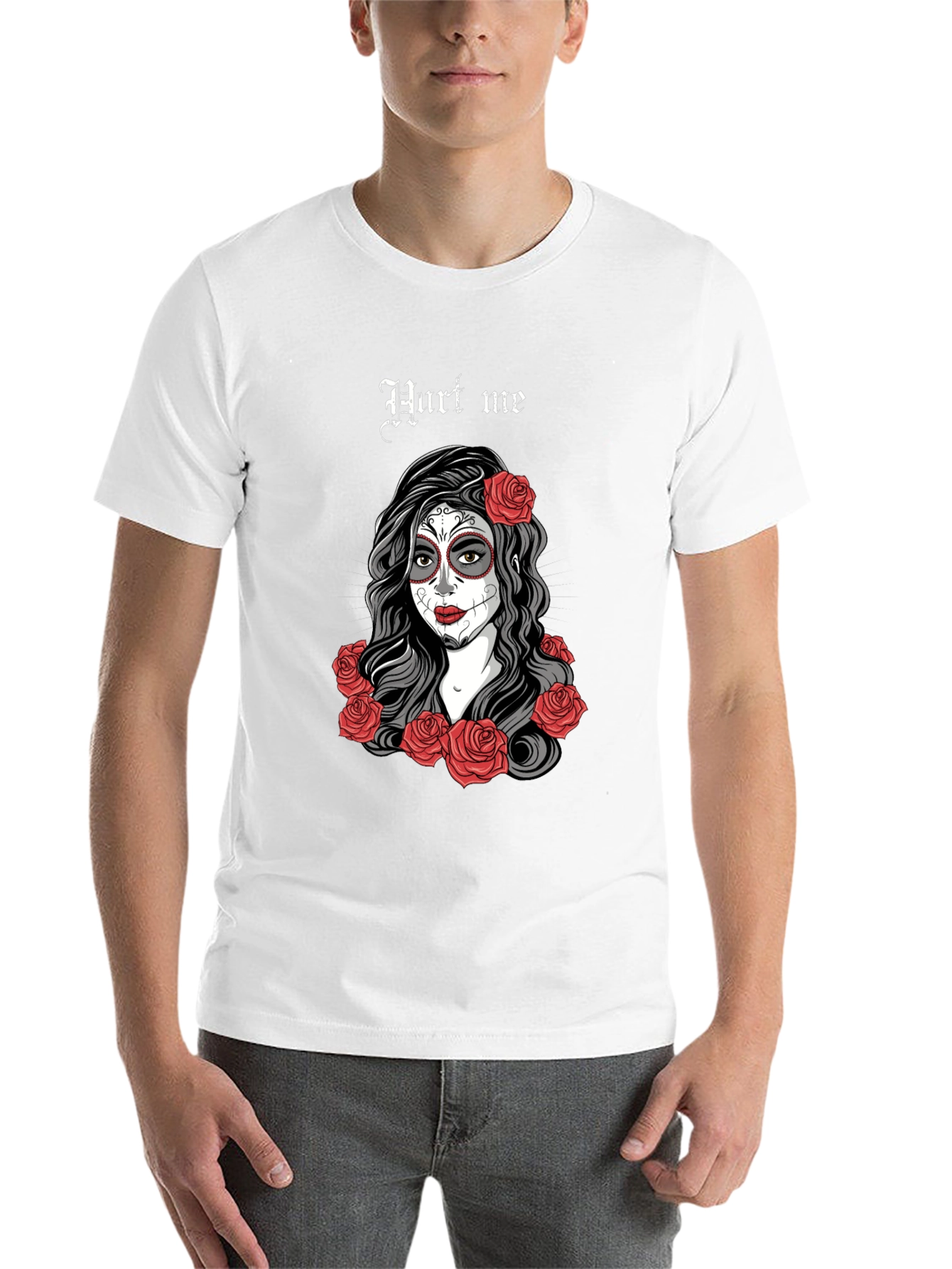 Day of the Dead T-Shirt - Sugar Skull Woman - 14