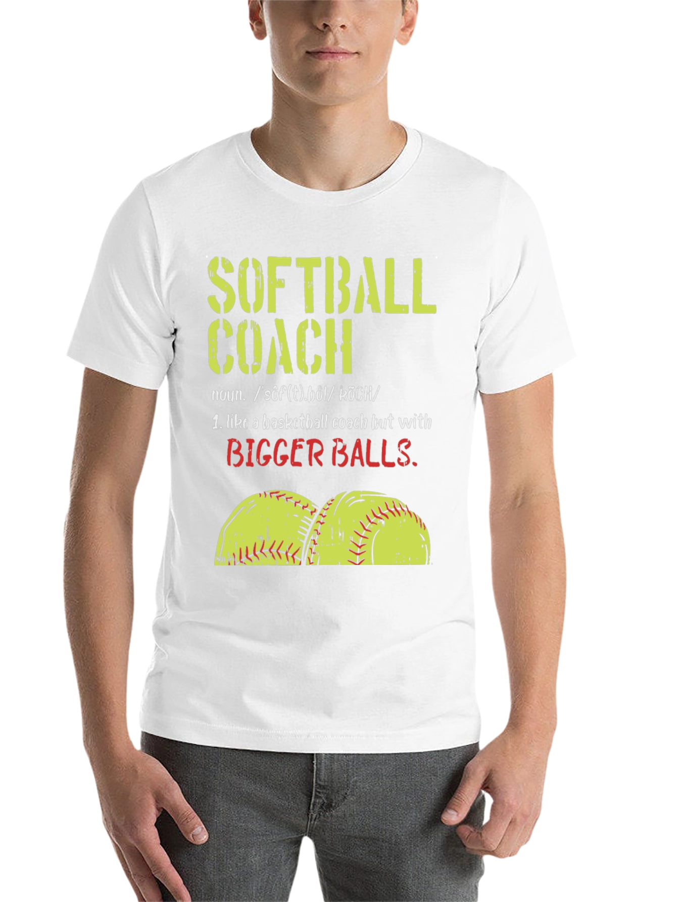 Black Softball Coach T-Shirt - Funny Saying Tee view 14