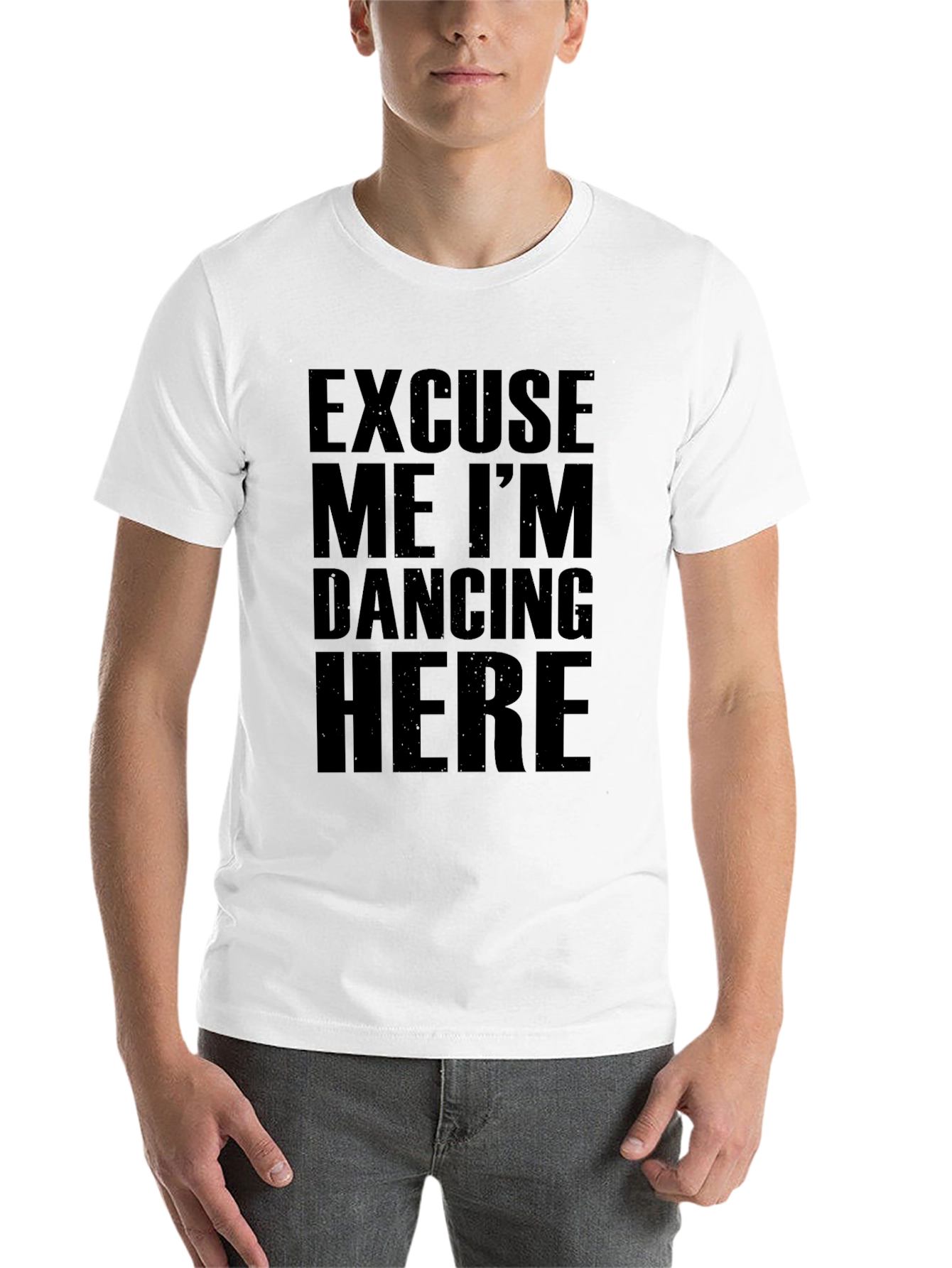 Black Excuse Me I'm Dancing Here - Graphic Tee view 14