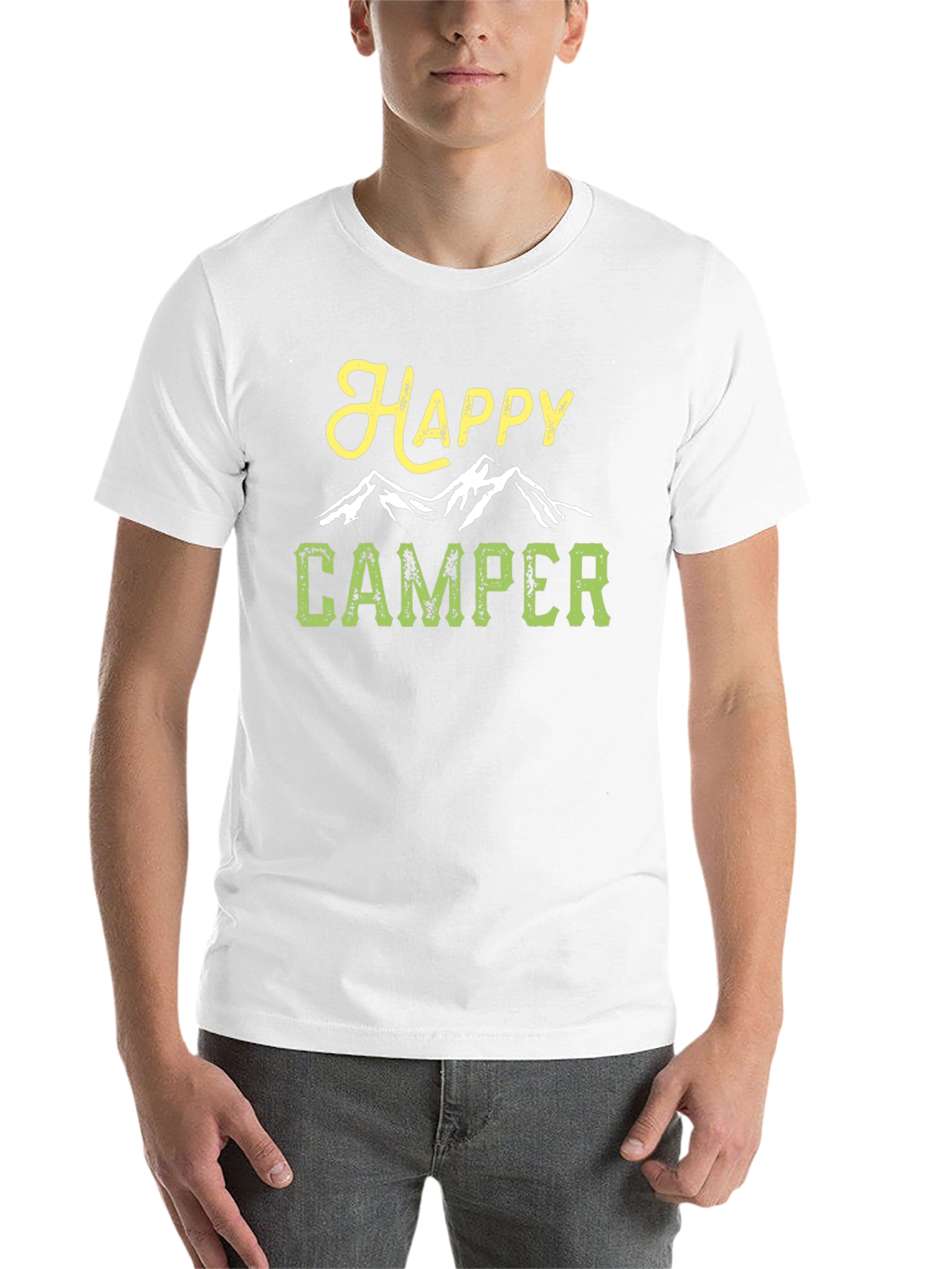 Black Happy Camper T-Shirt - Mountain Adventure view 14