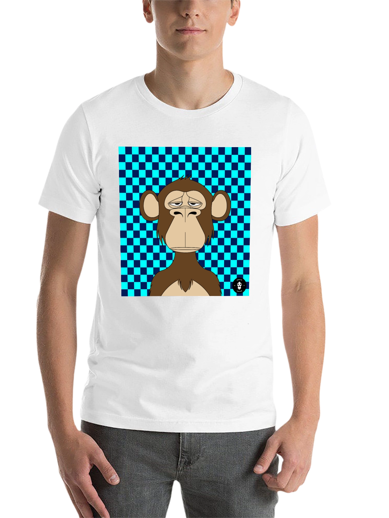 Black Bored Ape T-Shirt: Funky Graphic Tee view 14