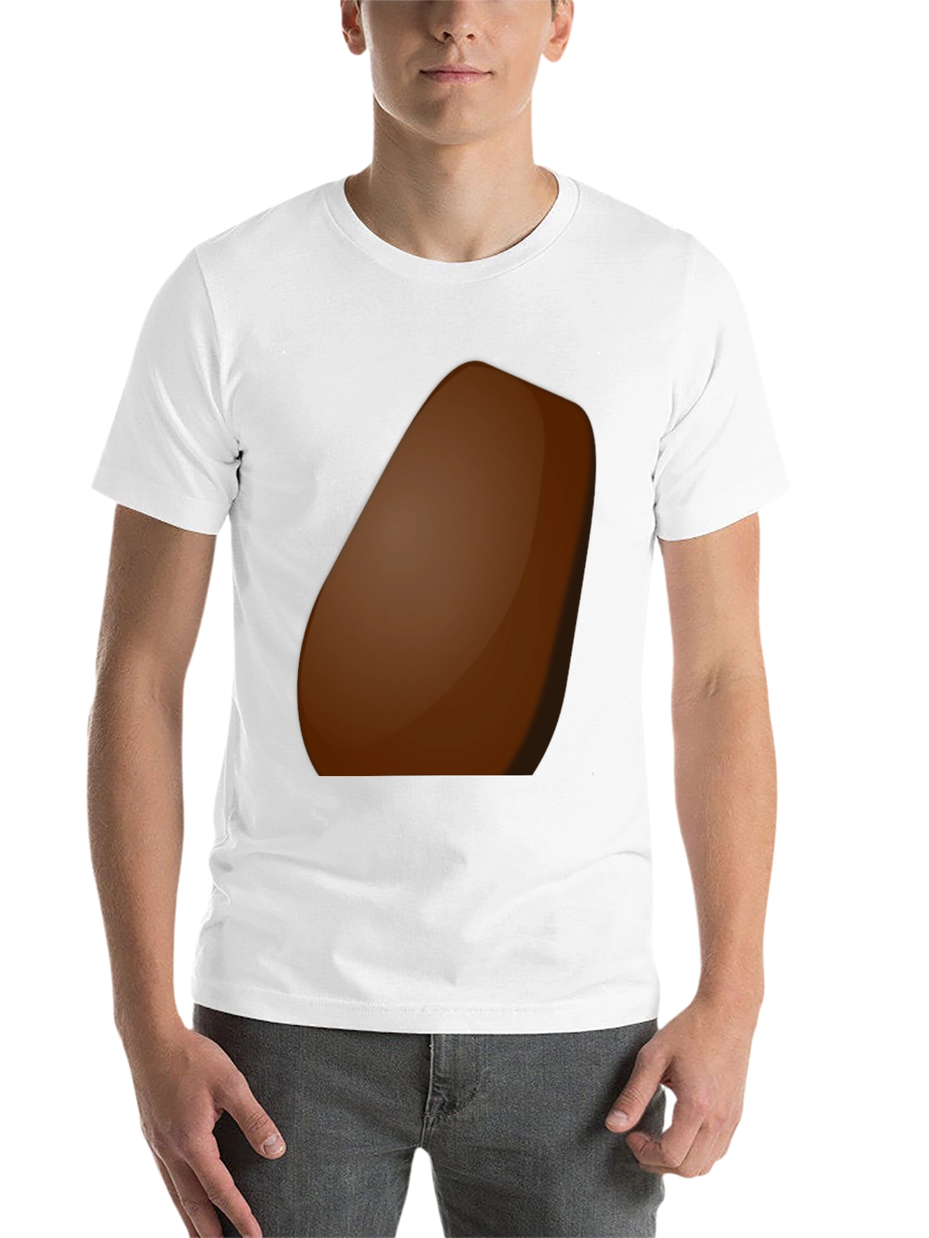 Black Chocolate Chip Cookie T-Shirt - Soft Cotton Blend view 14