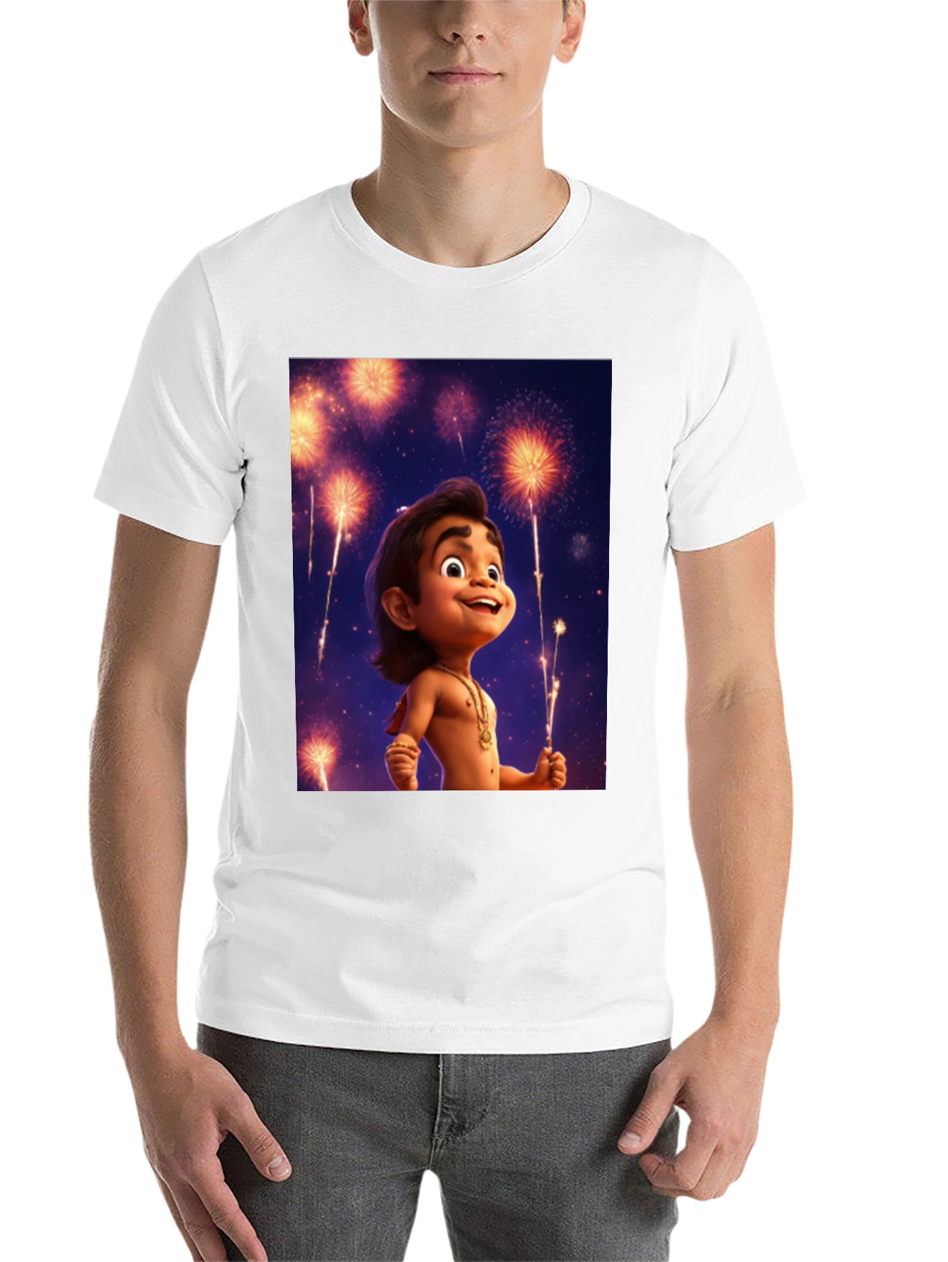 Maui Fireworks Cartoon T-Shirt - 14