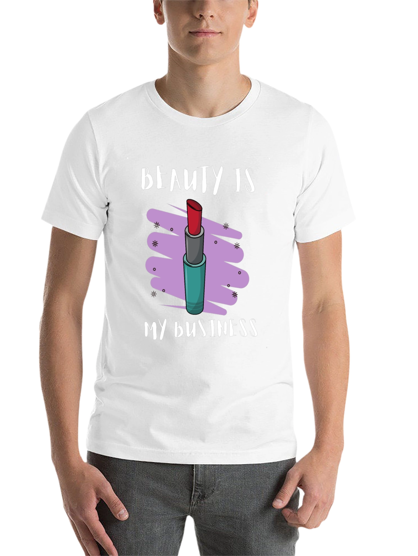 Black Beauty Is My Business Lipstick Graphic Tee view 14