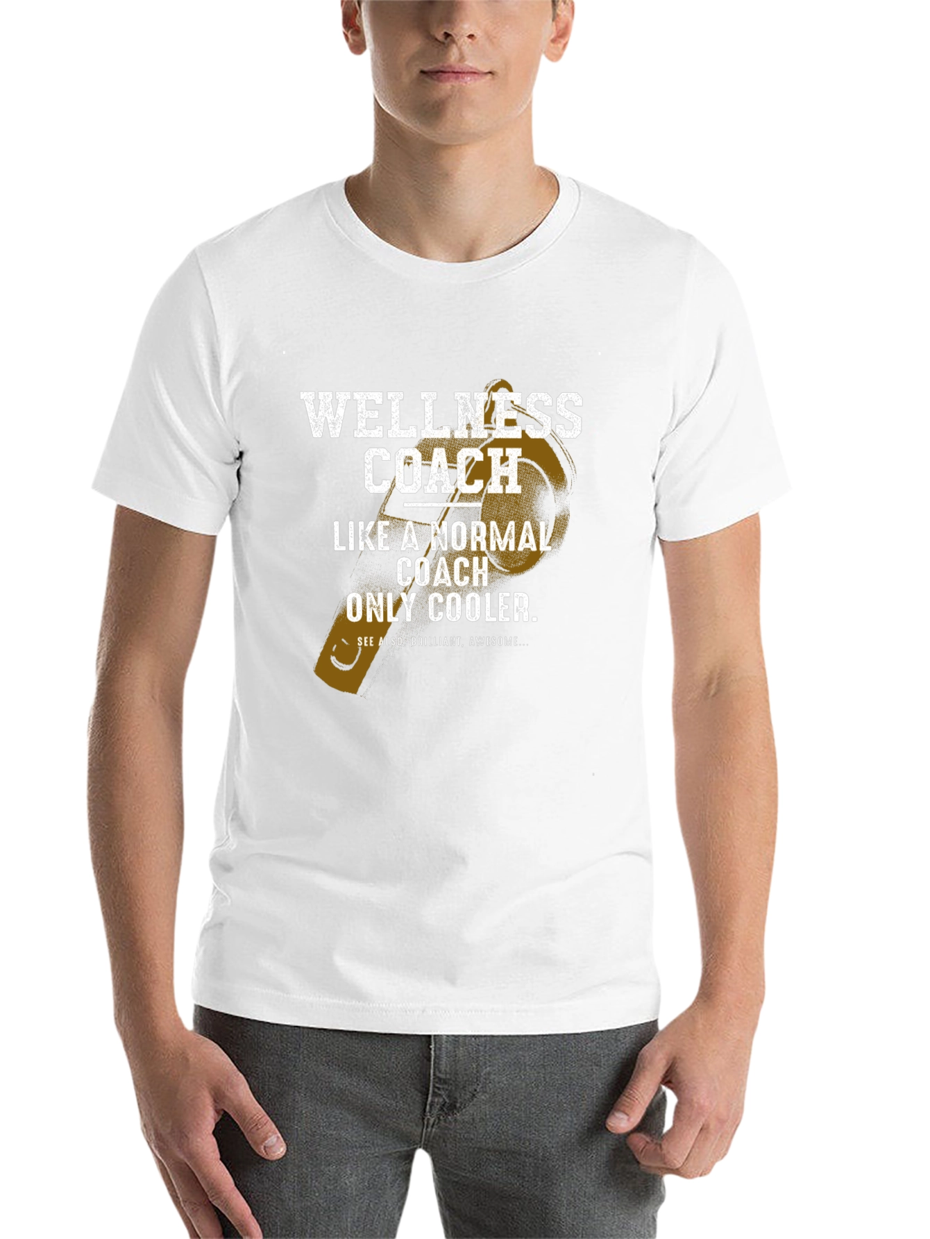 Black Wellness Coach T-Shirt - Like A Normal Coach Only Cooler view 14