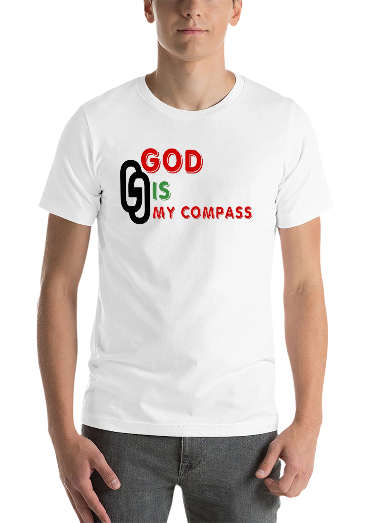 Black God is My Compass Graphic T-Shirt view 14