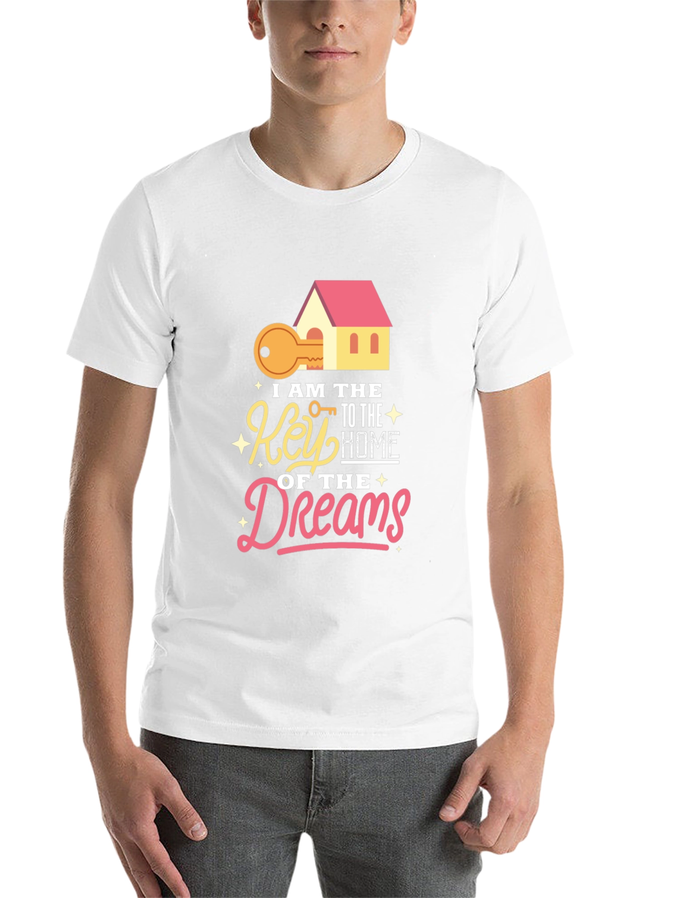 Black Key To Home Dreams Graphic T-Shirt view 14