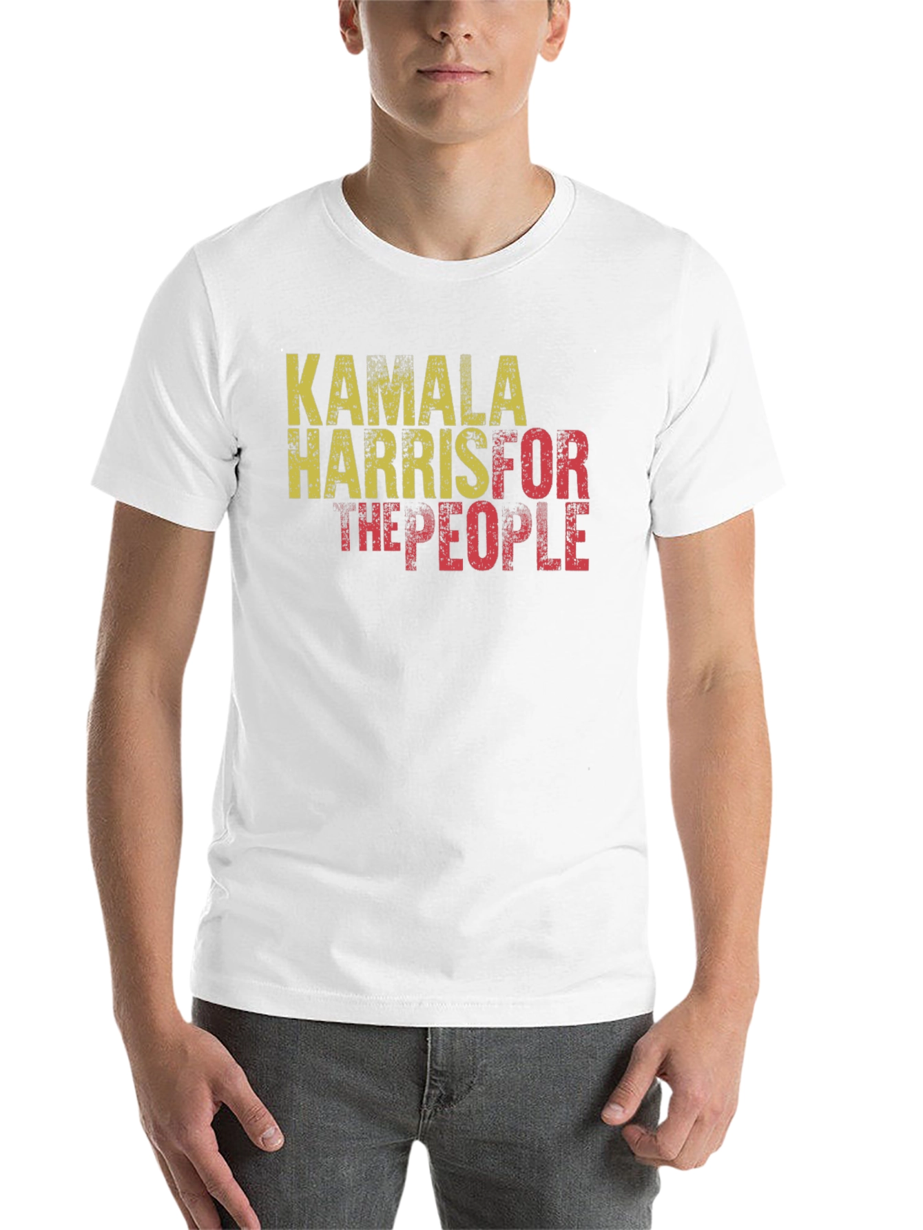 Black Kamala Harris For The People Black T-Shirt view 14