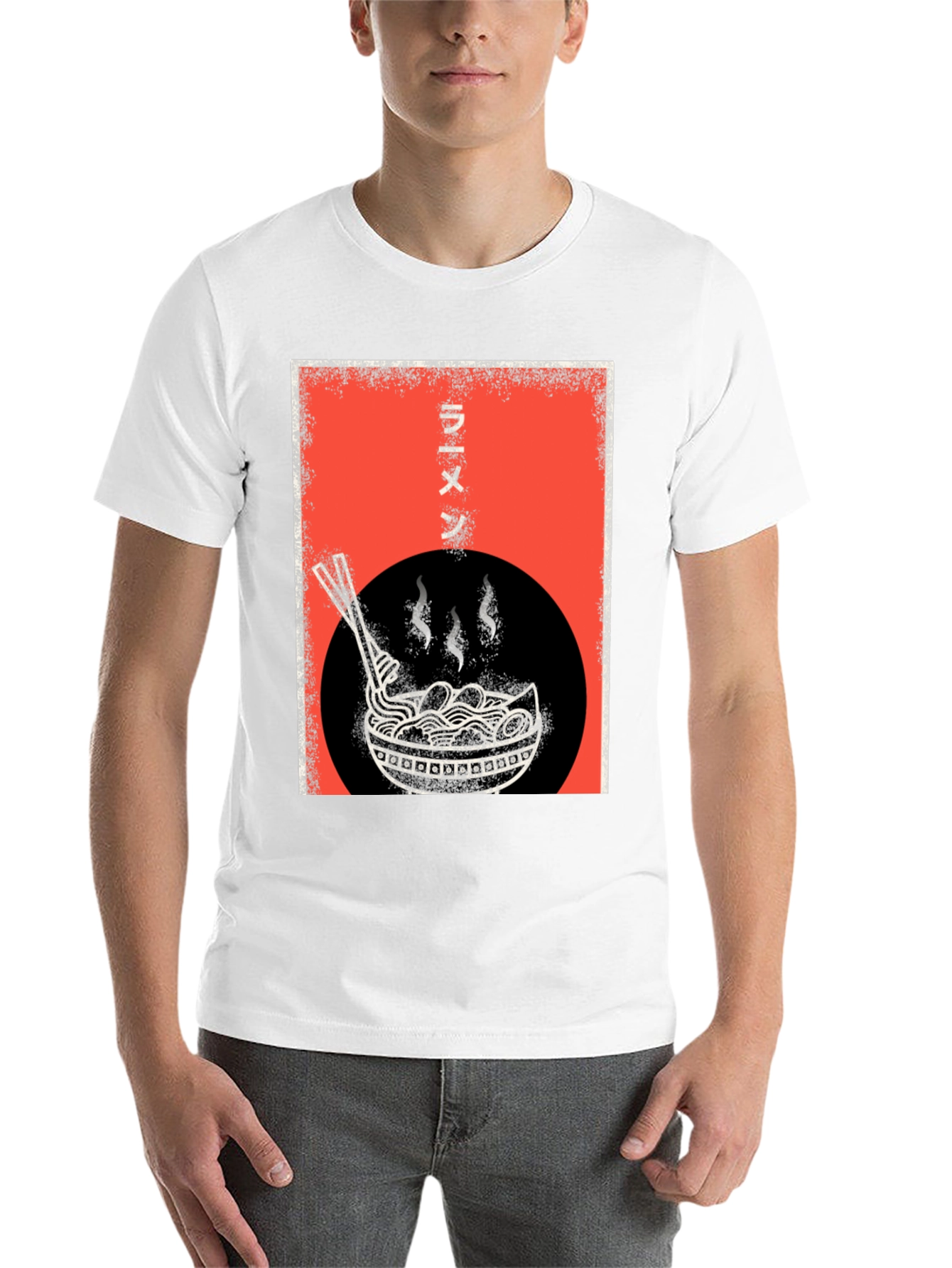 Black Ramen Bowl Graphic Tee - Stylish and Unique T-Shirt view 14
