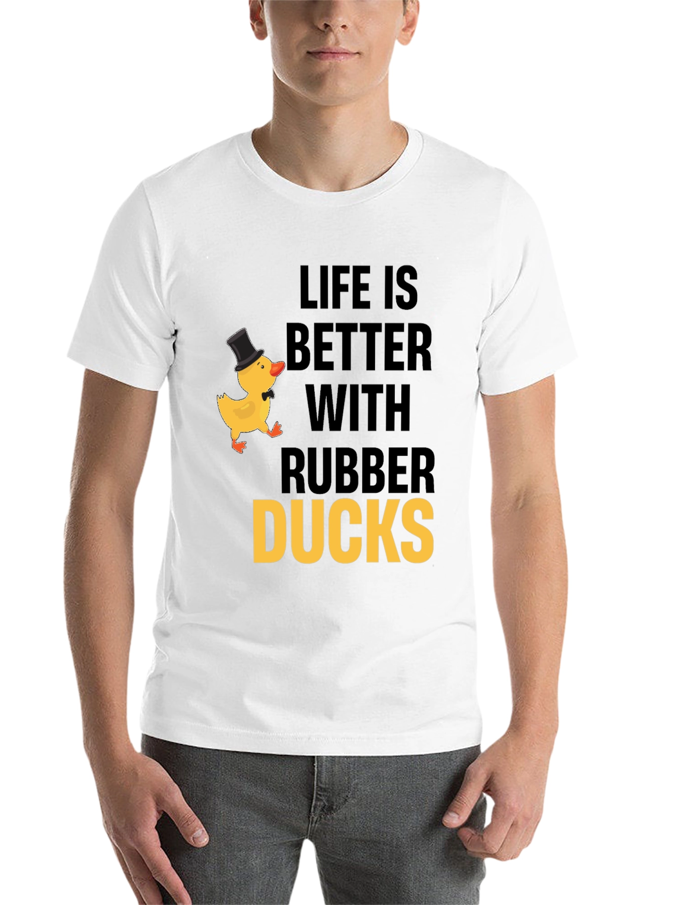 Black Life is Better with Rubber Ducks T-Shirt view 14