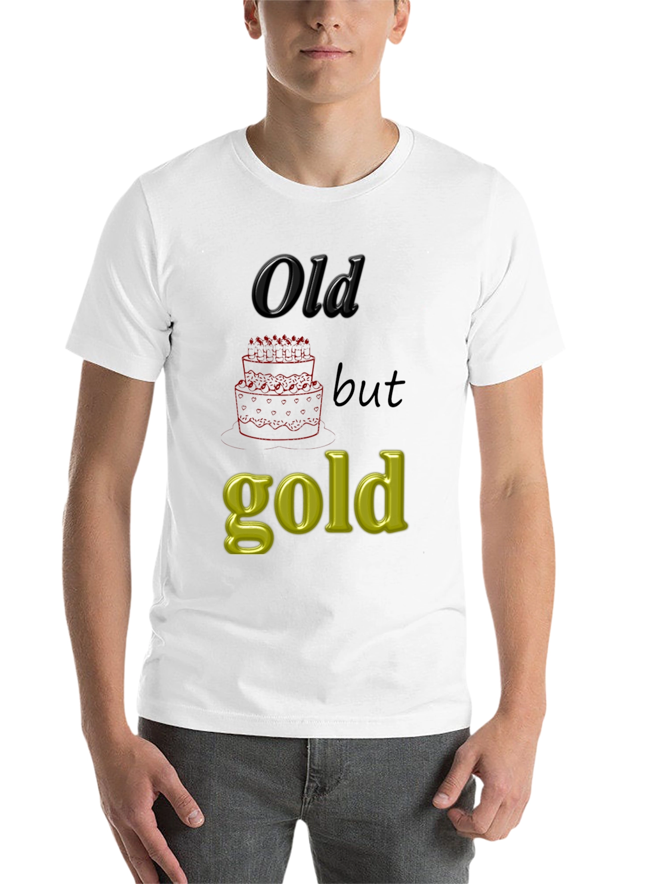 Black Old but Gold Graphic Tee view 14