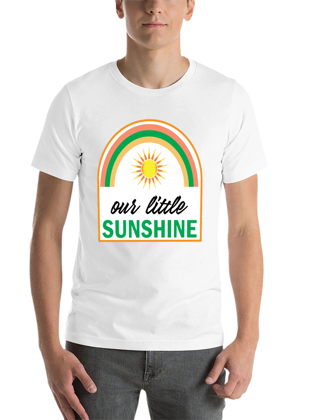 Black Our Little Sunshine Graphic Tee - Unisex view 14