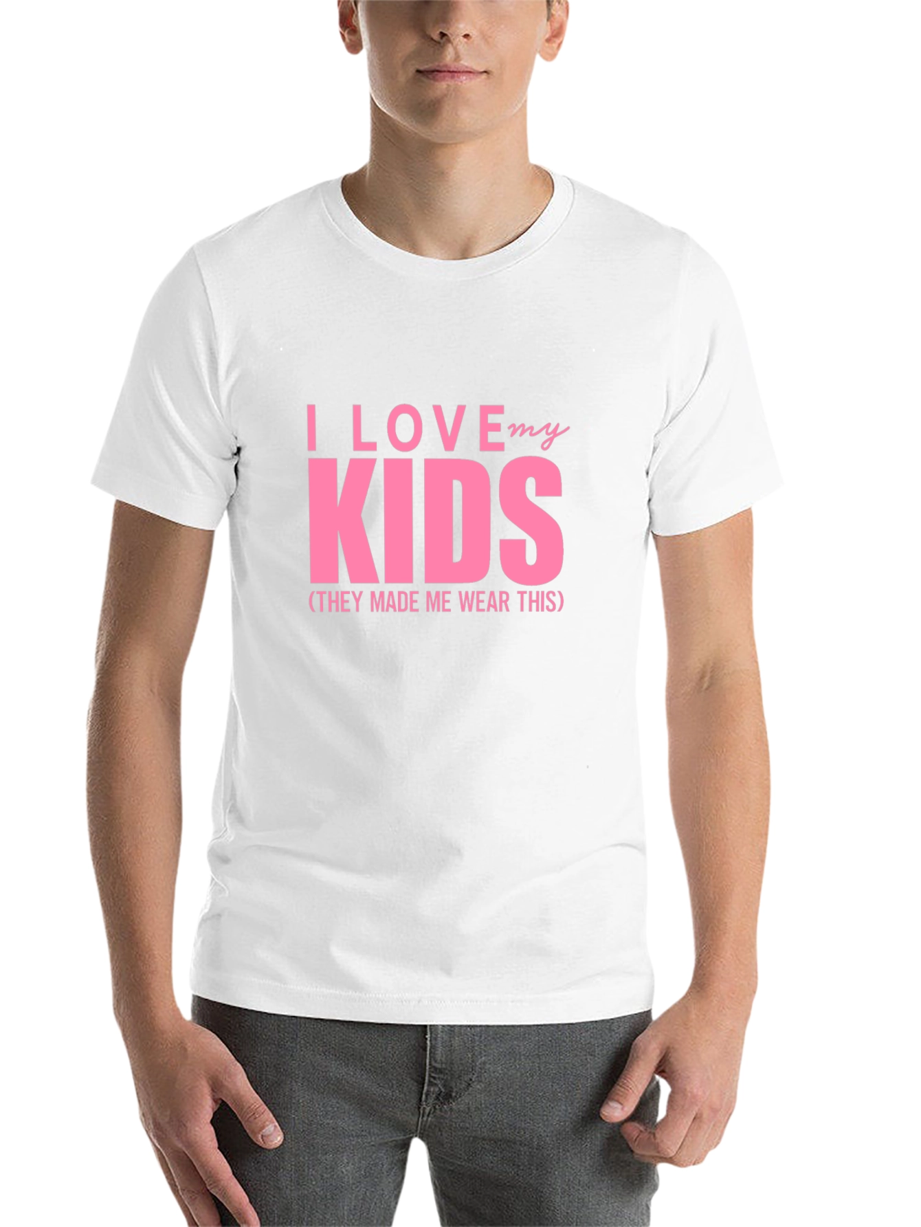 Black I Love My Kids T-Shirt - Humorous Gift view 14