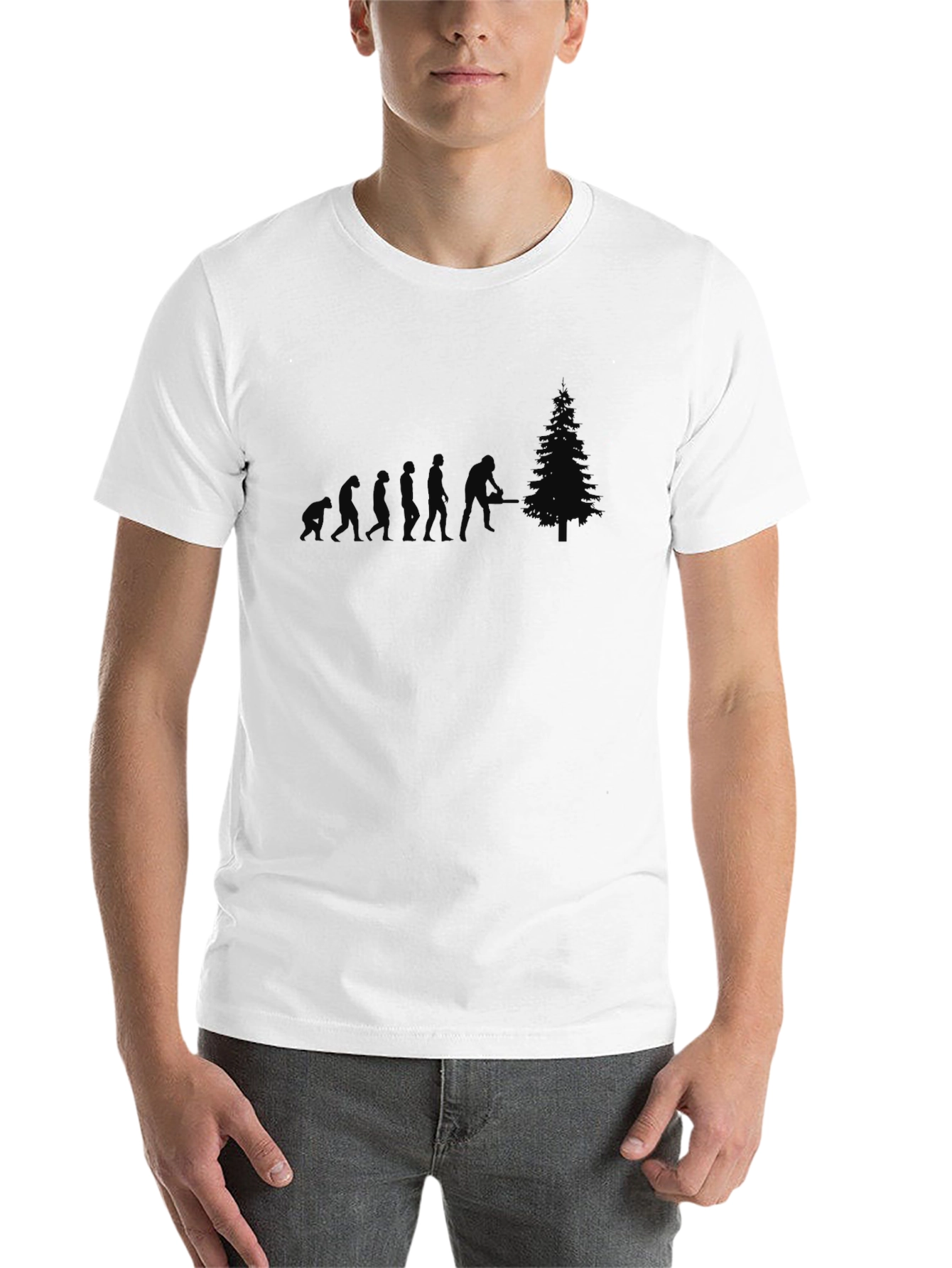 Black Evolution Lumberjack Black T-Shirt view 14