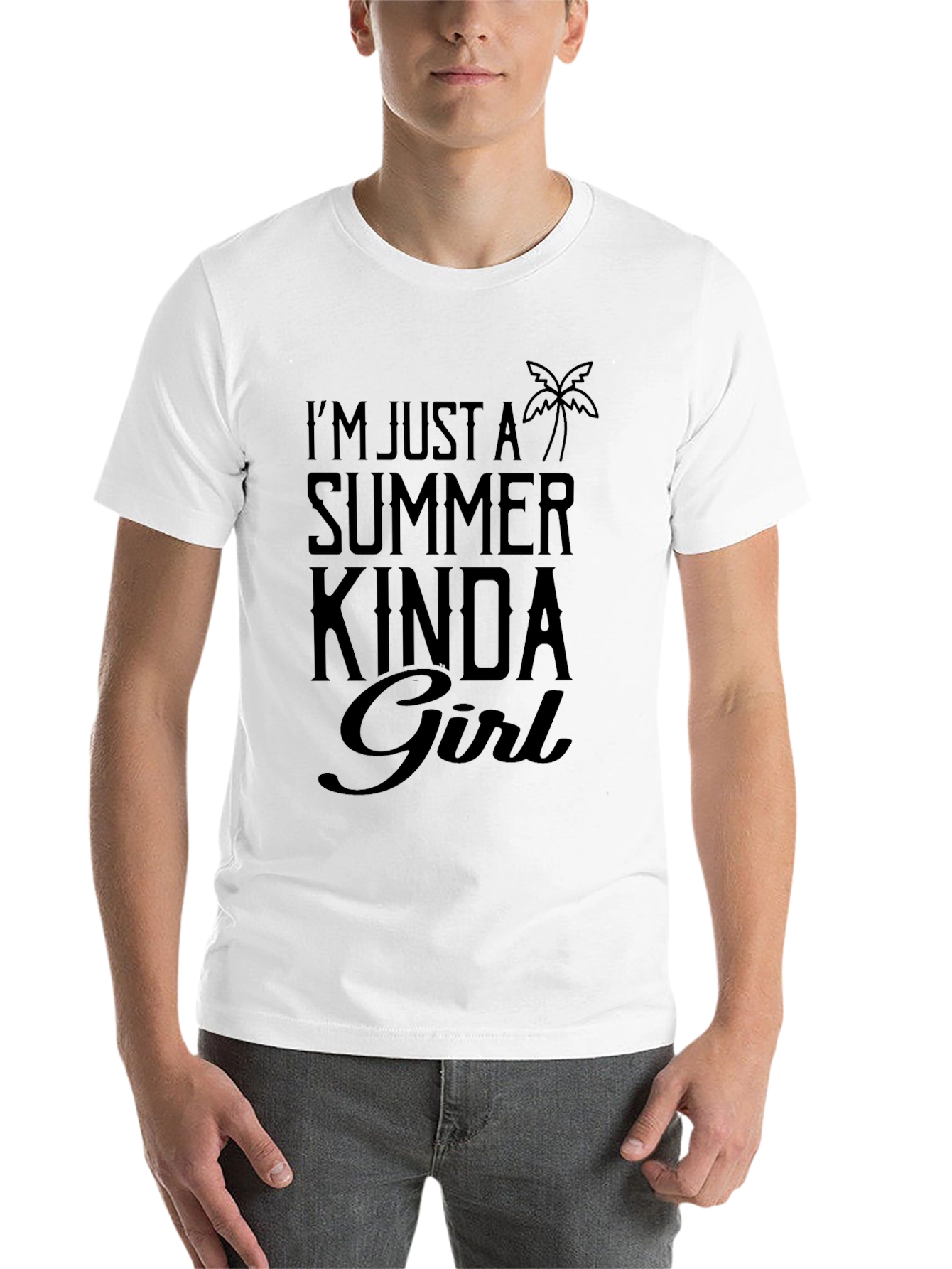 Black Summer Kinda Girl Black T-Shirt view 14