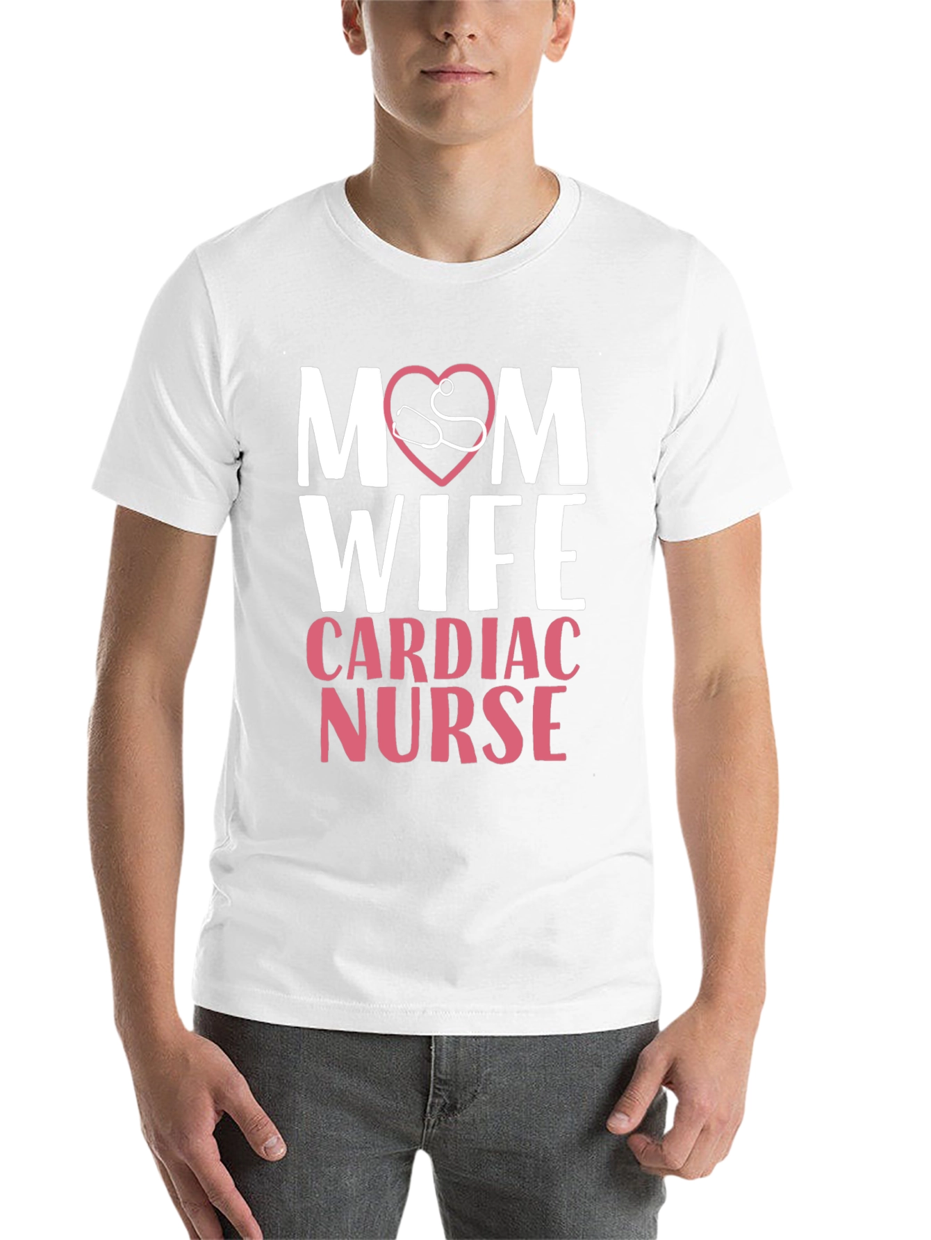 Black Mom Wife Cardiac Nurse T-Shirt view 14