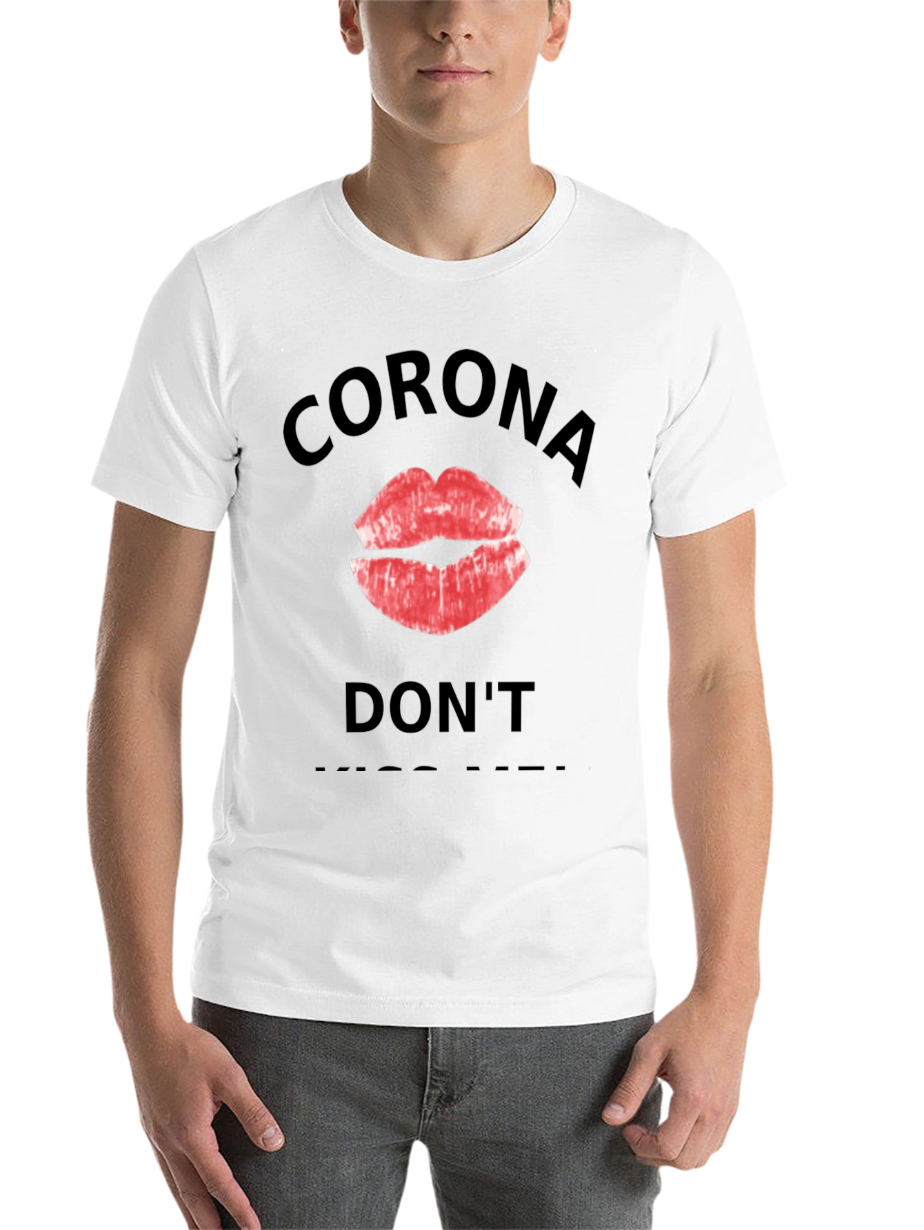 Black Corona Don't Kiss Me Black T-Shirt view 14