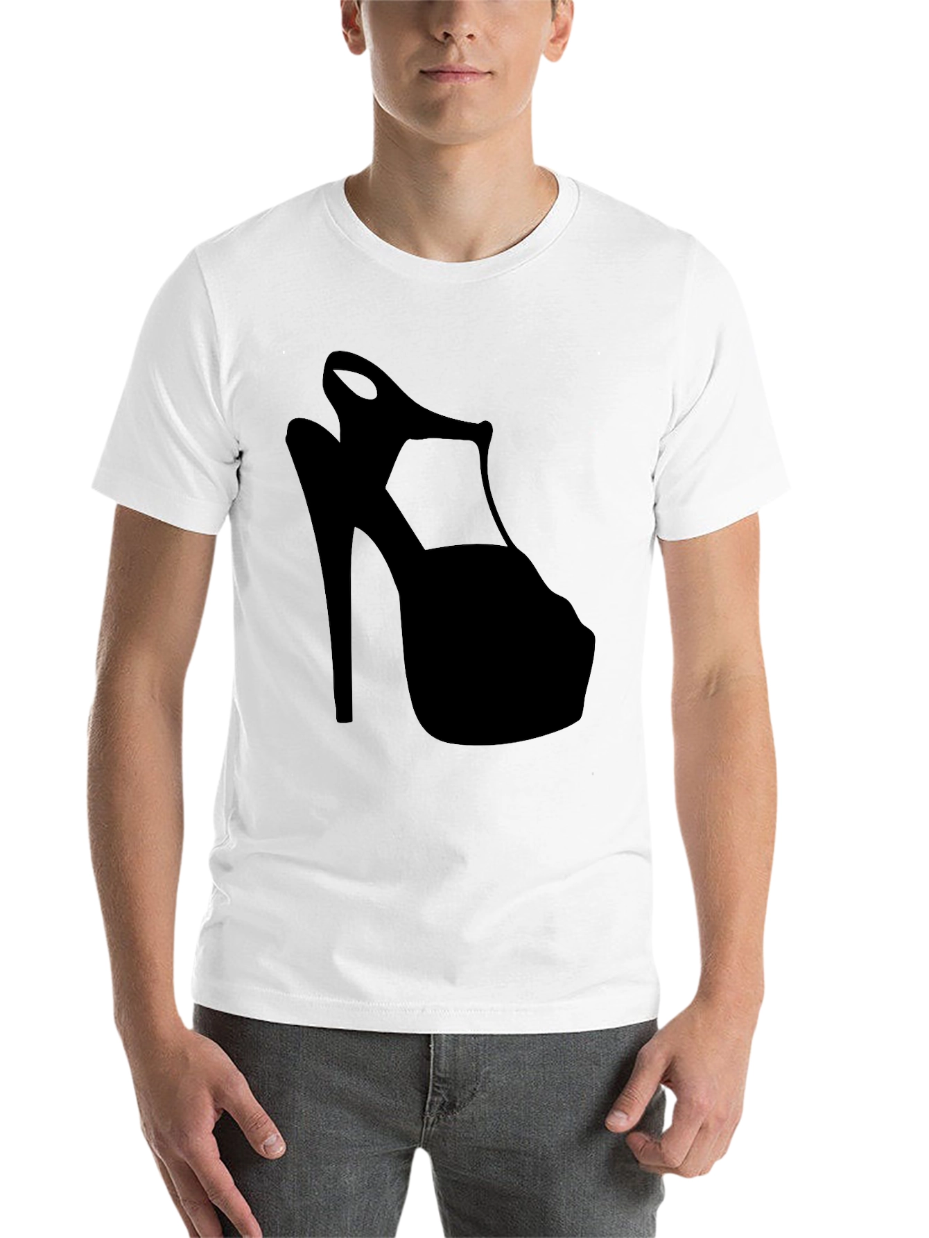 Black High Heel T-Shirt - Fashion Statement Tee view 14
