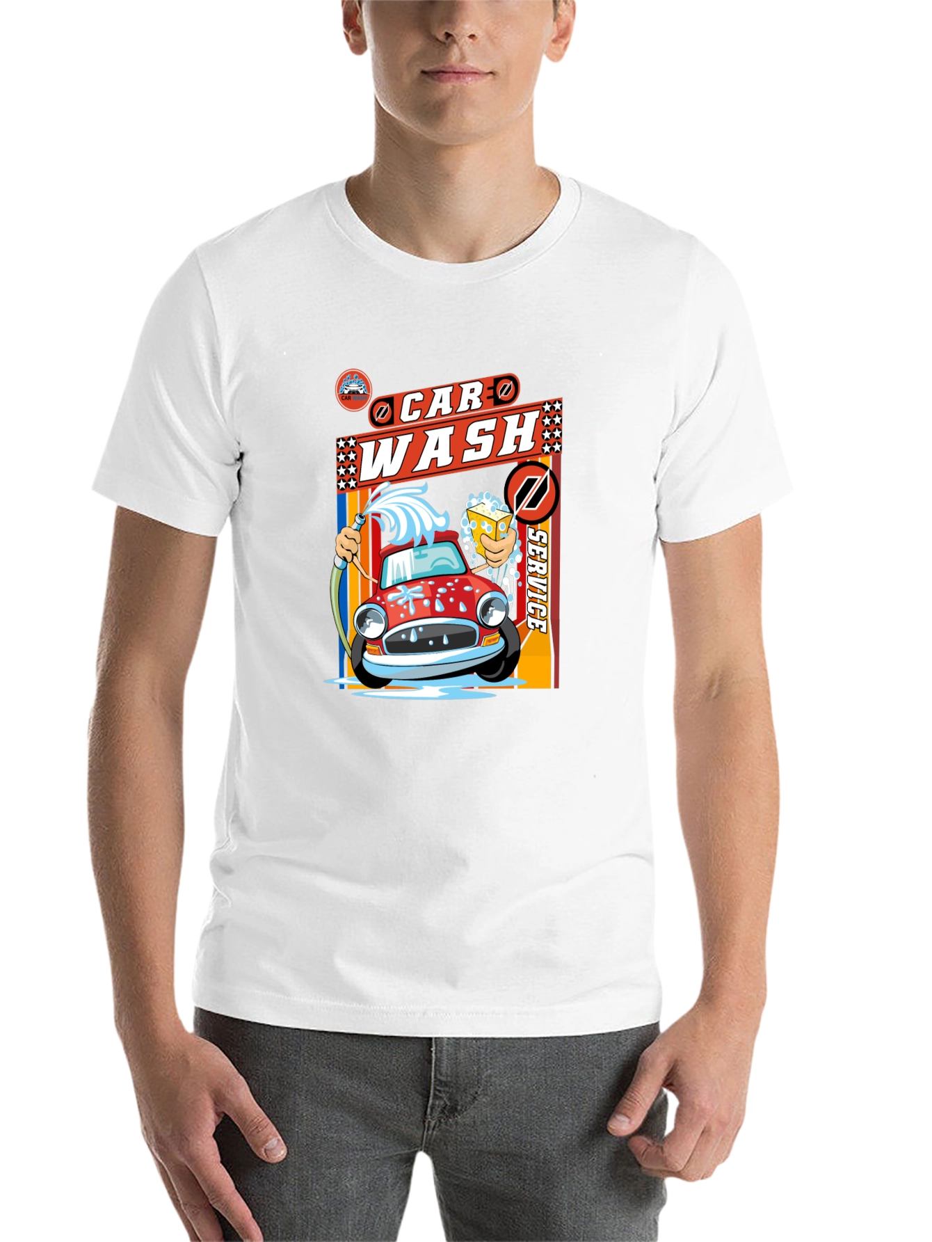 Black Car Wash Service Graphic Tee - Soft Cotton Blend view 14