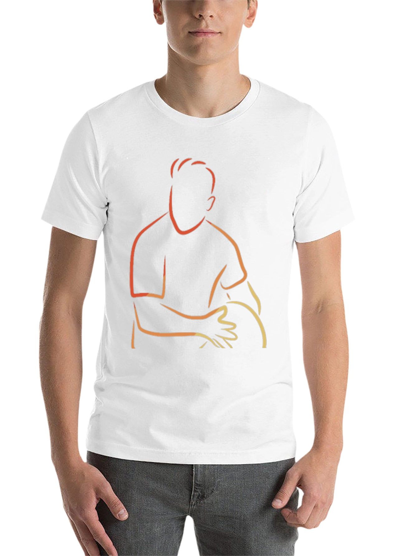 Black Minimalist Drummer Graphic Tee - Modern Line Art view 14