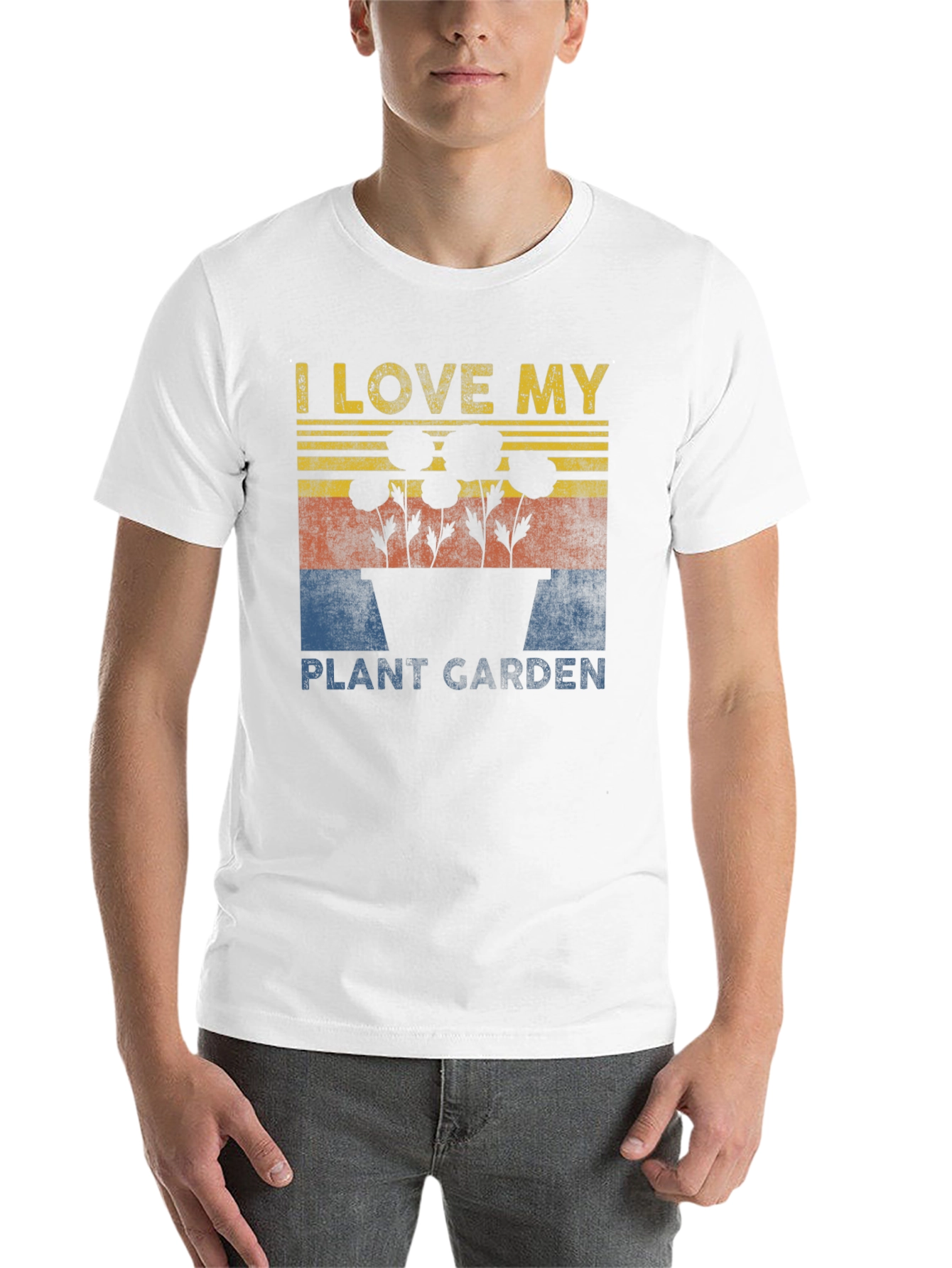 Black I Love My Plant Garden T-Shirt view 14