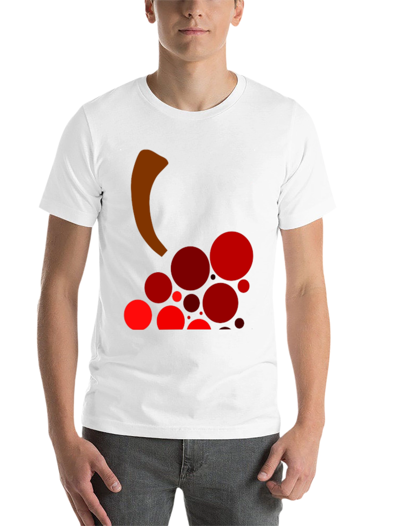 Black Grape Design Black T-Shirt view 14