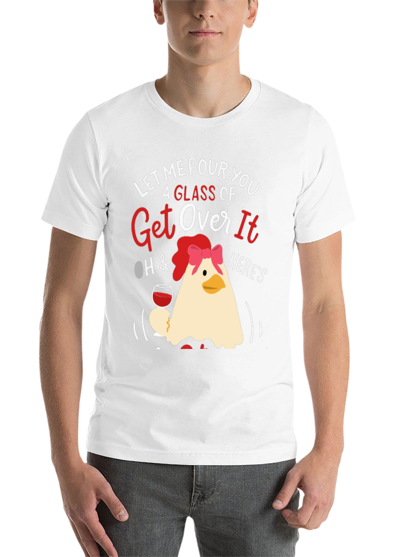 Black Let Me Pour You a Glass of Get Over It T-Shirt view 14