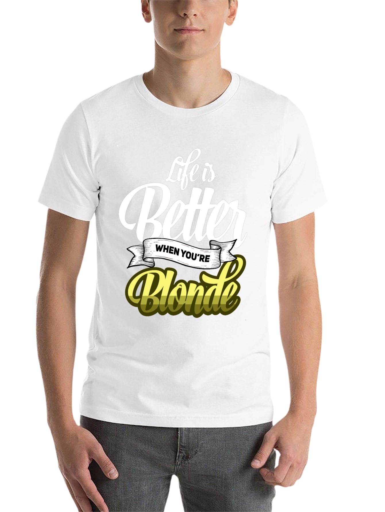 Black Life is Better When You're Blonde T-Shirt view 14