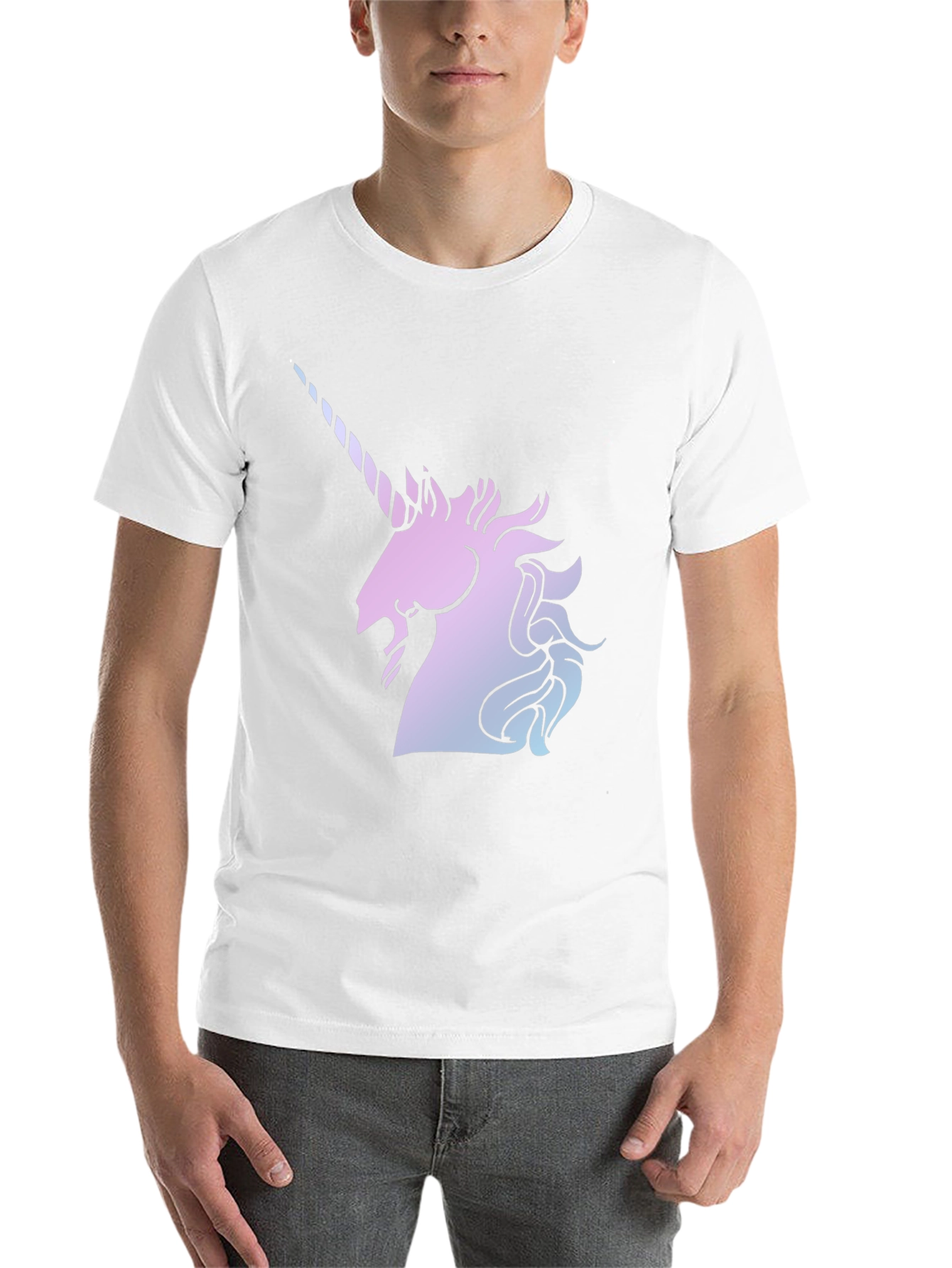 Black Unicorn Graphic Black T-Shirt view 14