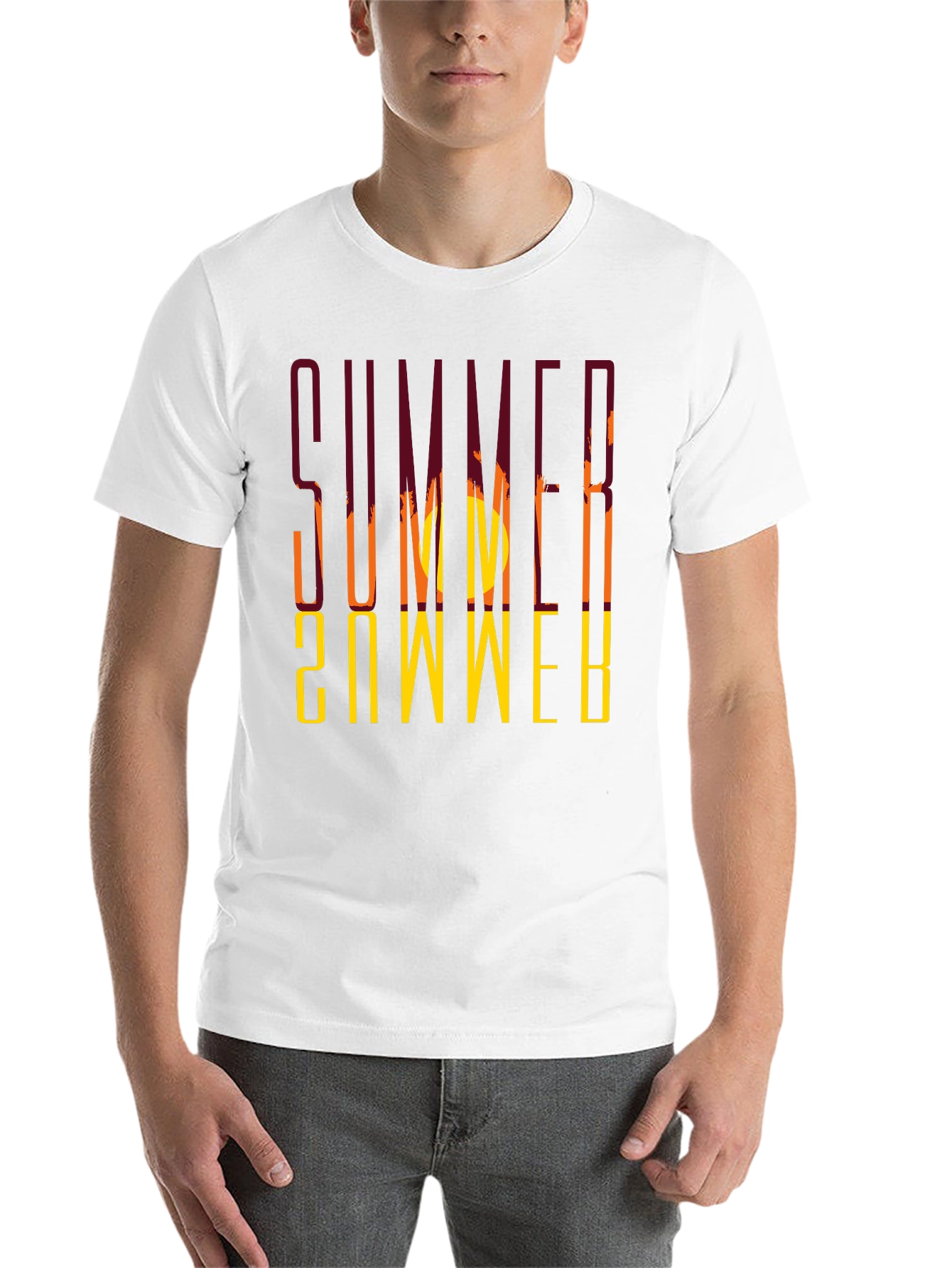 Black Summer Retro Graphic T-Shirt view 14