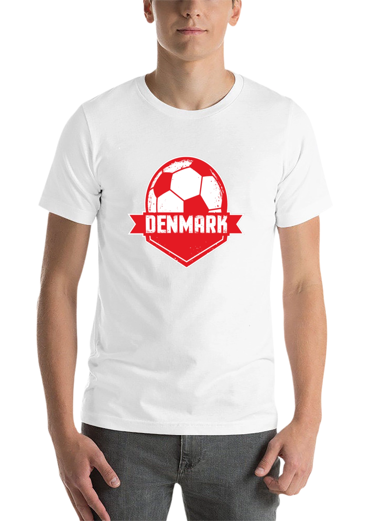Black Denmark Soccer T-Shirt view 14