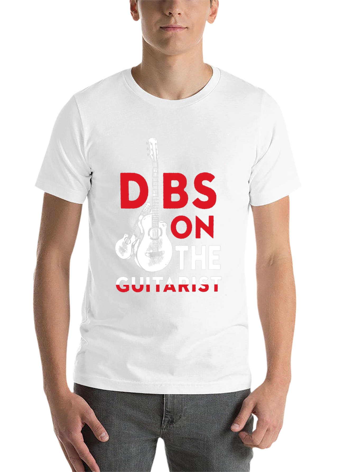 Black Dibs on the Guitarist Graphic Tee - Music Lover T-Shirt view 14
