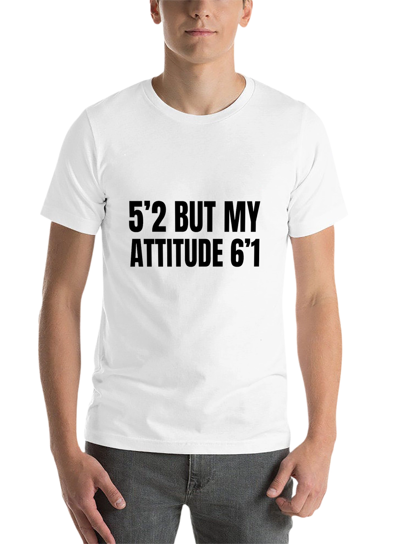 Black Attitude Funny Graphic Tee view 14