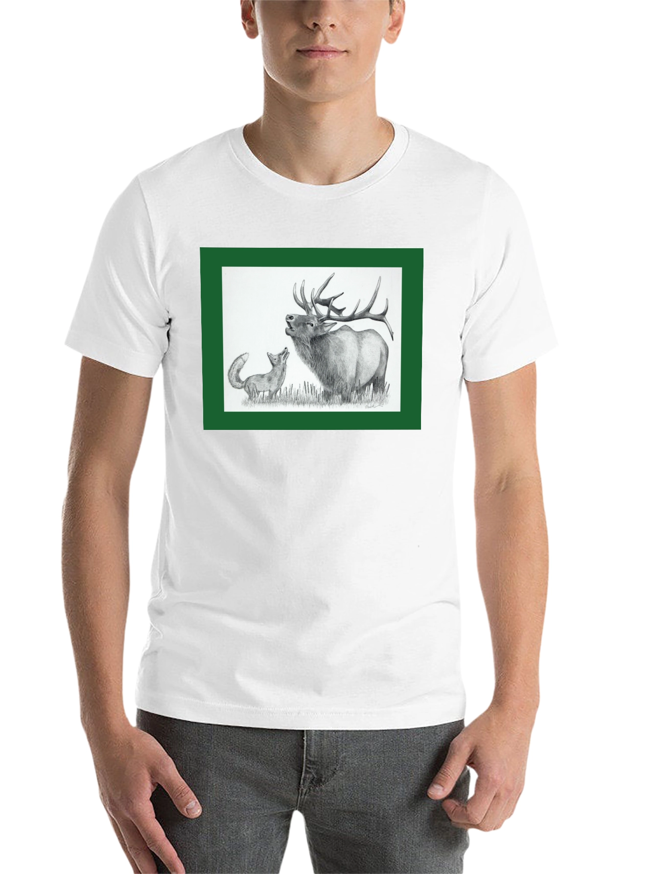 Black Elk and Fox Graphic Tee - Nature Lovers view 14