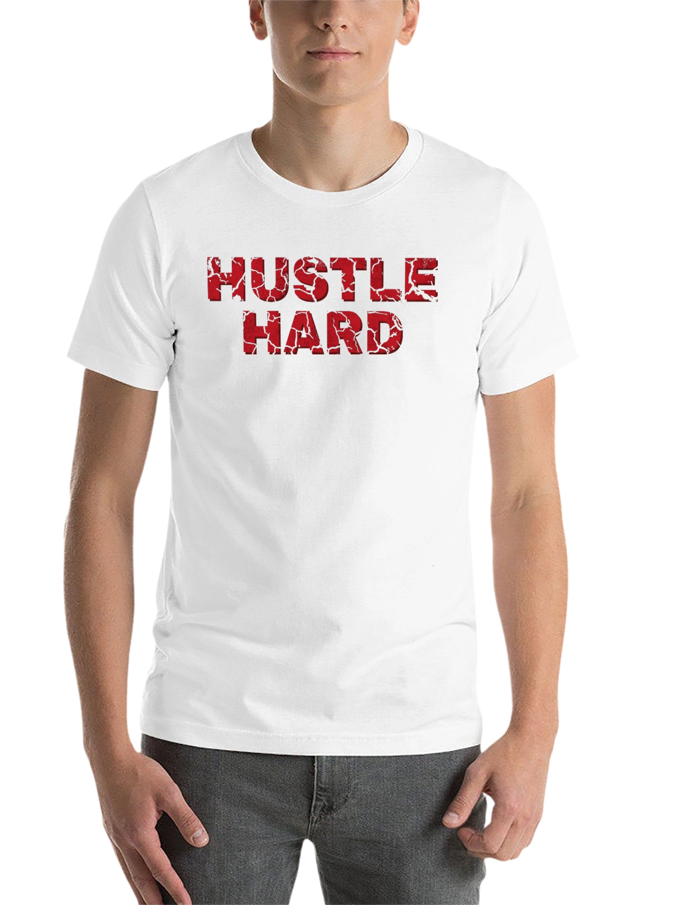 Black Hustle Hard Black Graphic Tee view 14