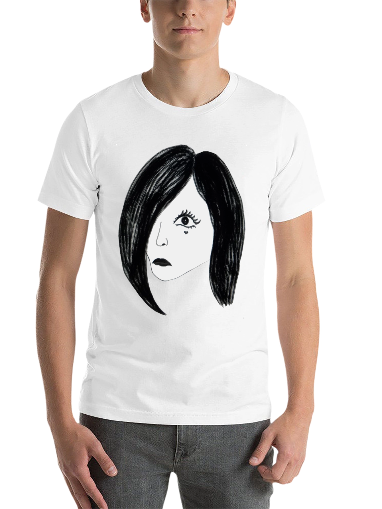 Black Gothic Glam T-Shirt - Black view 14