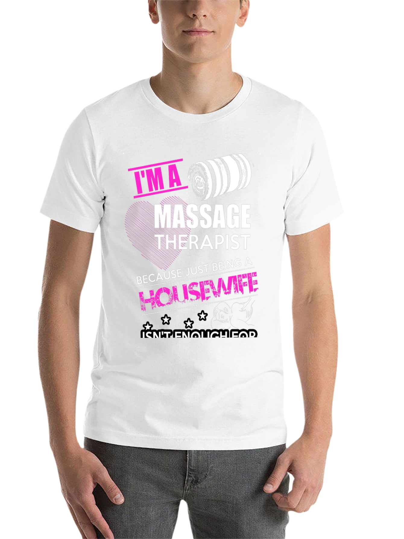 Black Massage Therapist Graphic Tee view 14
